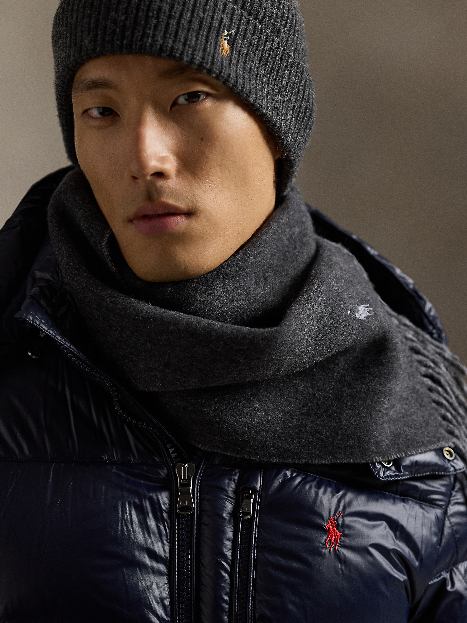 Polo Ralph Lauren Reversible Wool-Blend Scarf