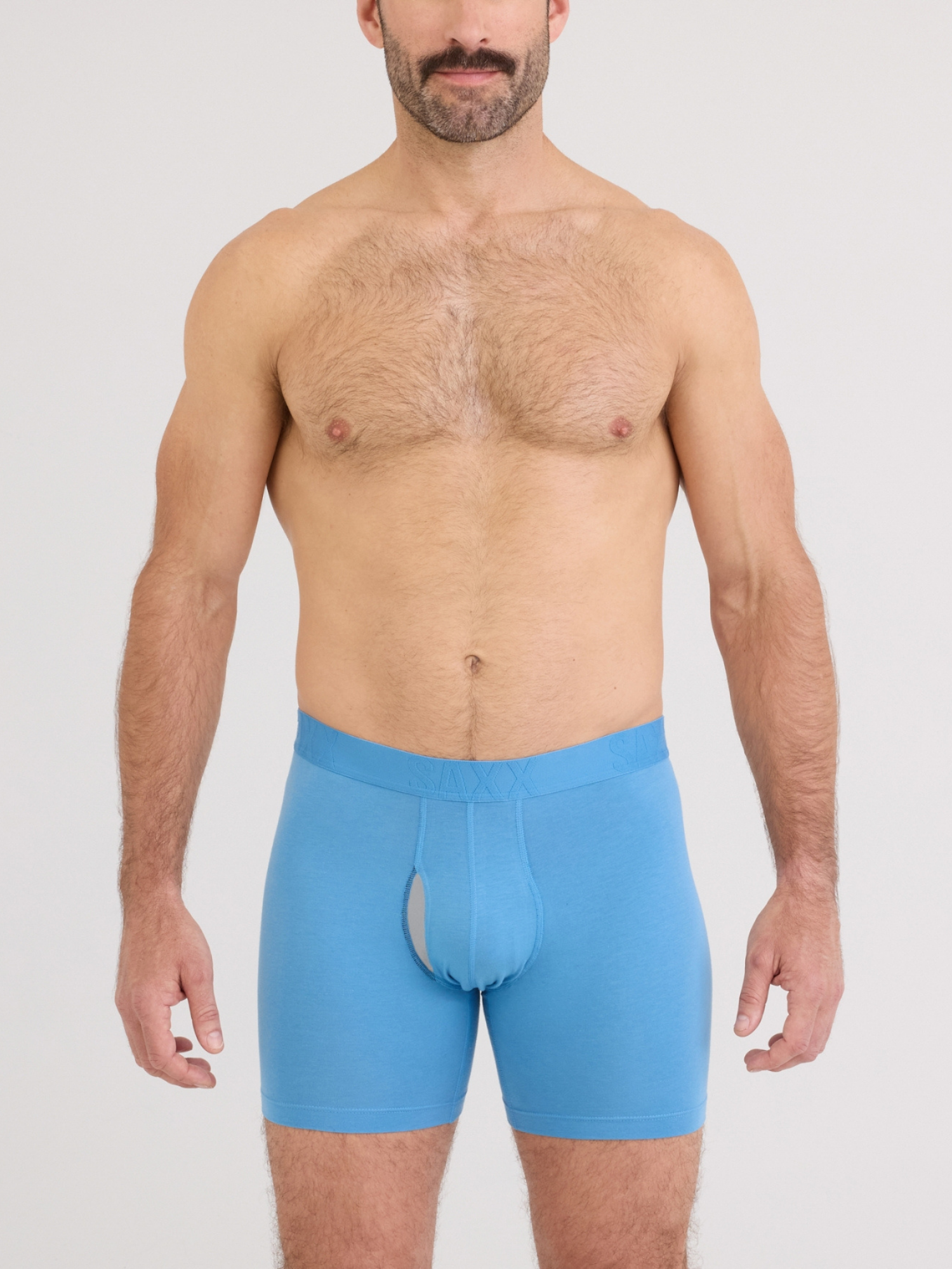 SAXX Men's Droptemp Cooling Cotton Boxer Brief Fly