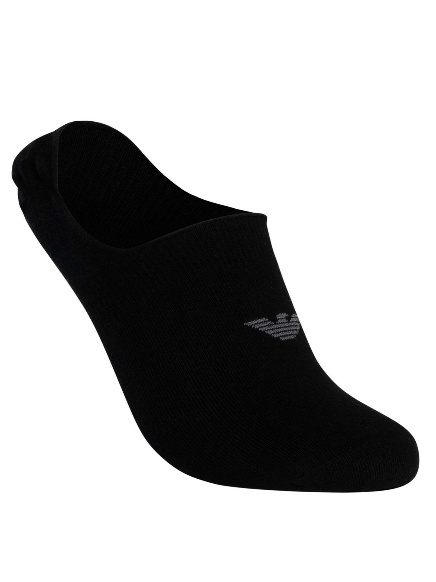 Emporio Armani Casual Cotton 3-Pack Footie Socks