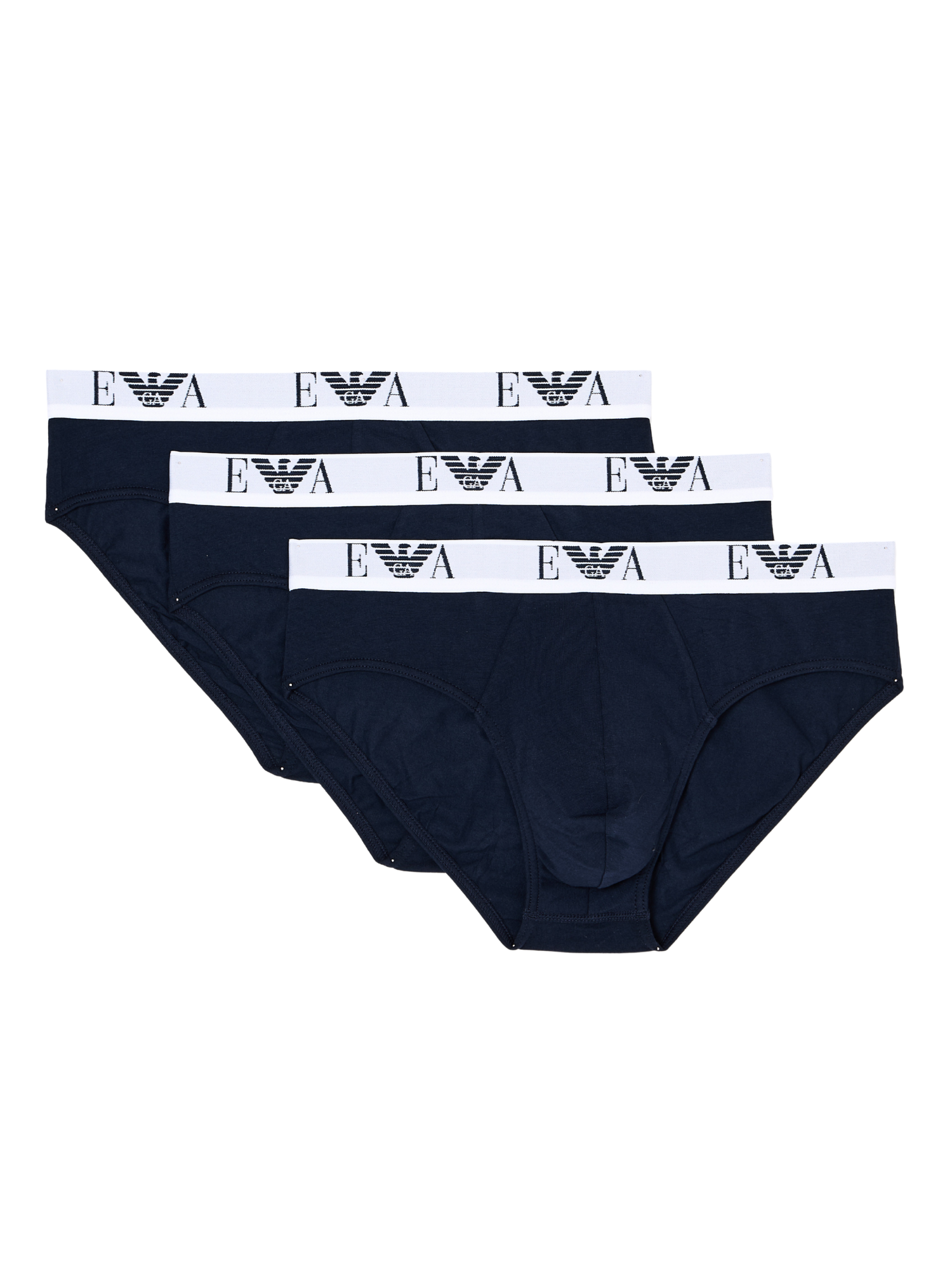 Emporio Armani Stretch Cotton Jersey 3-Pack Brief