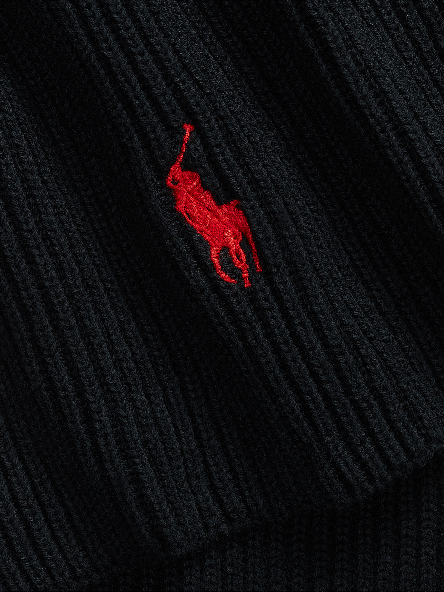 Polo Ralph Lauren Rib-Knit Cotton Scarf