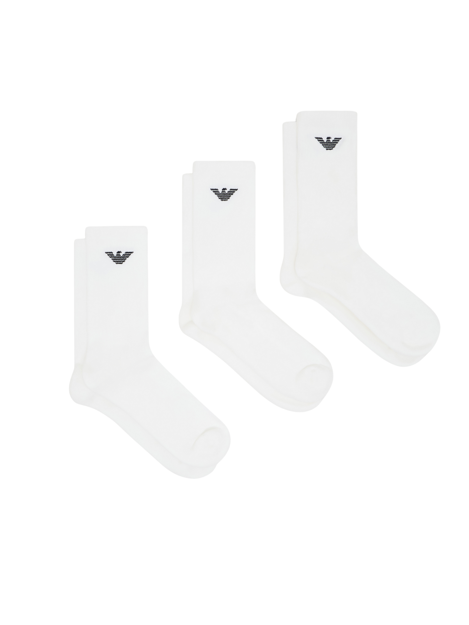 Emporio Armani Sporty Sponge 3-Pack Short Socks