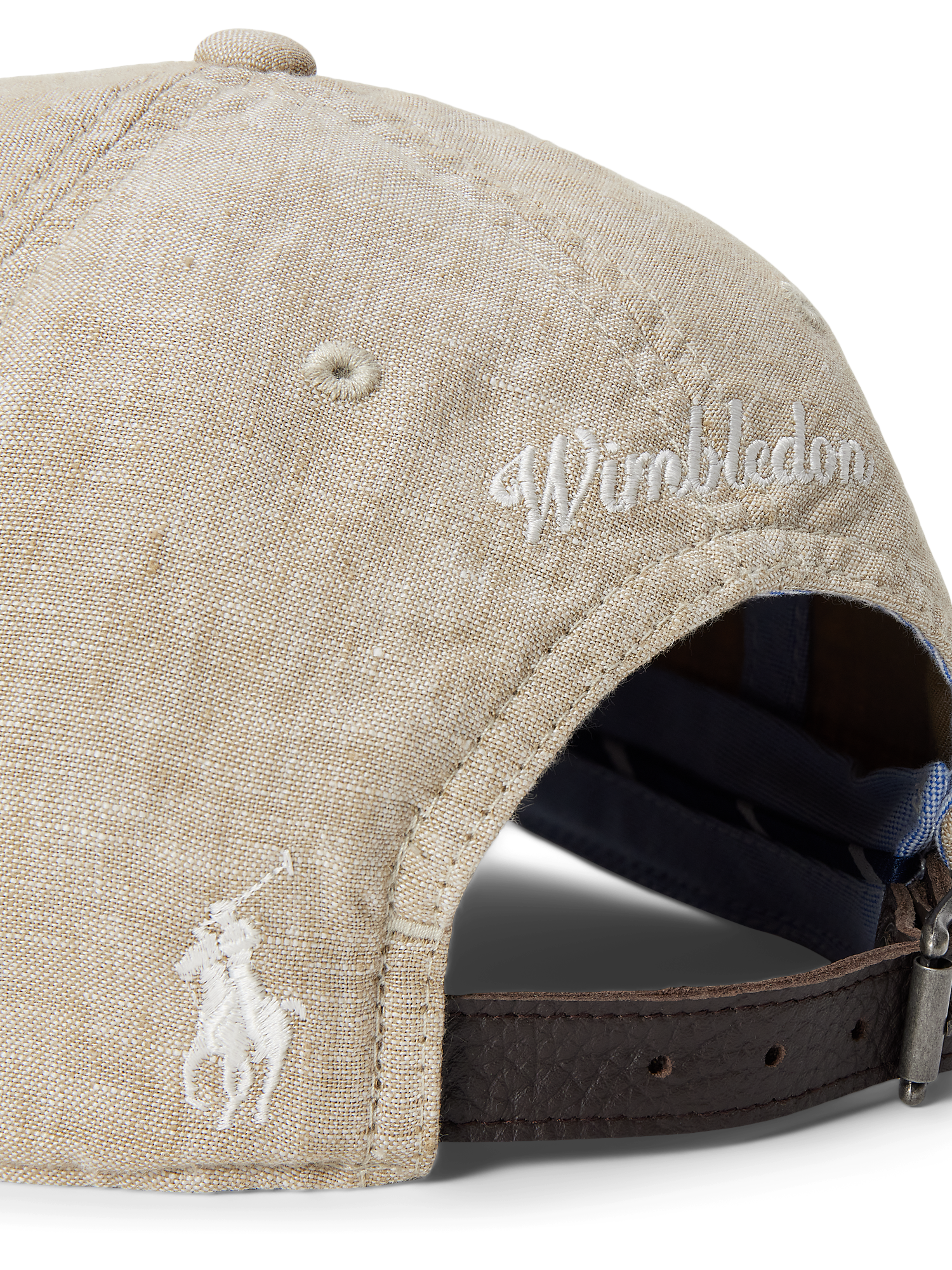 Polo Ralph Lauren Wimbledon Crest Linen Cap