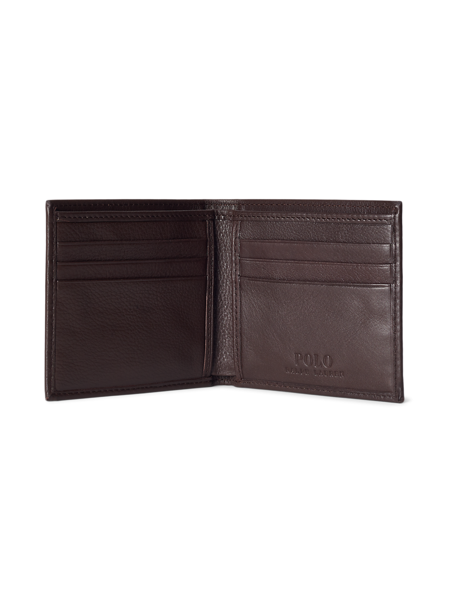 Polo Ralph Lauren Pebbled Leather Billfold Wallet