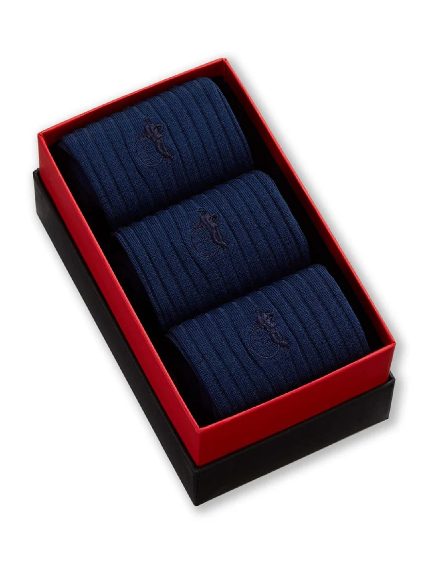 London Sock Co. Simply French Blue - 3 Pairs