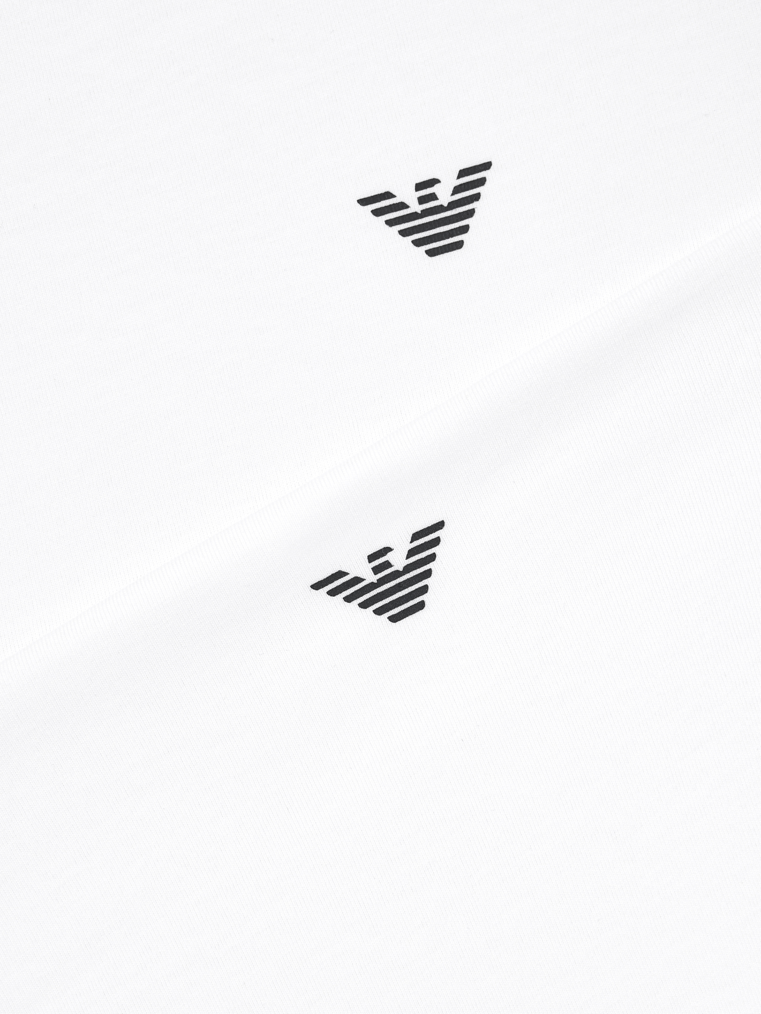 Emporio Armani Stretch Cotton Jersey 2-Pack Crew Neck T-Shirt