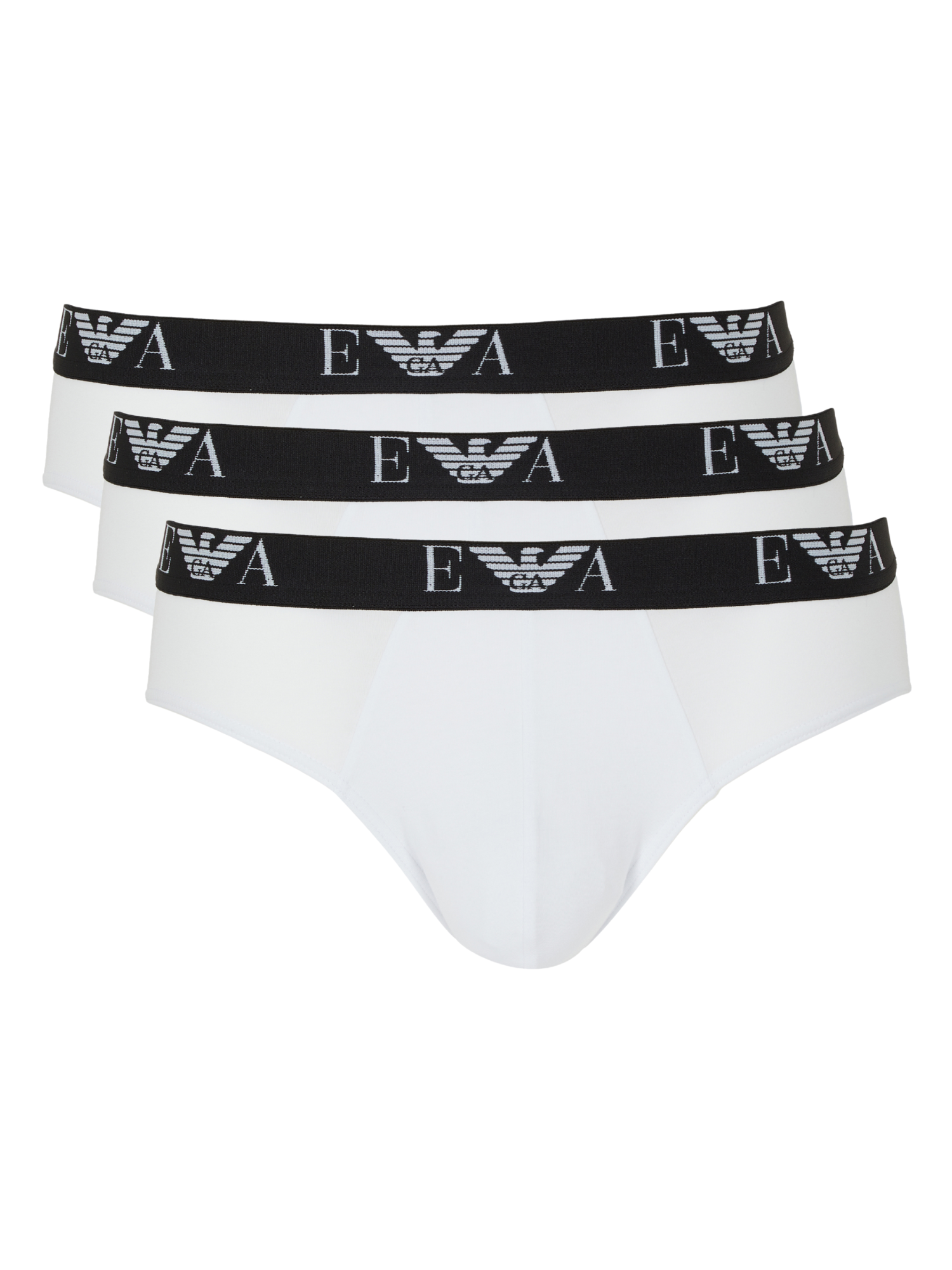 Emporio Armani Stretch Cotton Jersey 3-Pack Brief