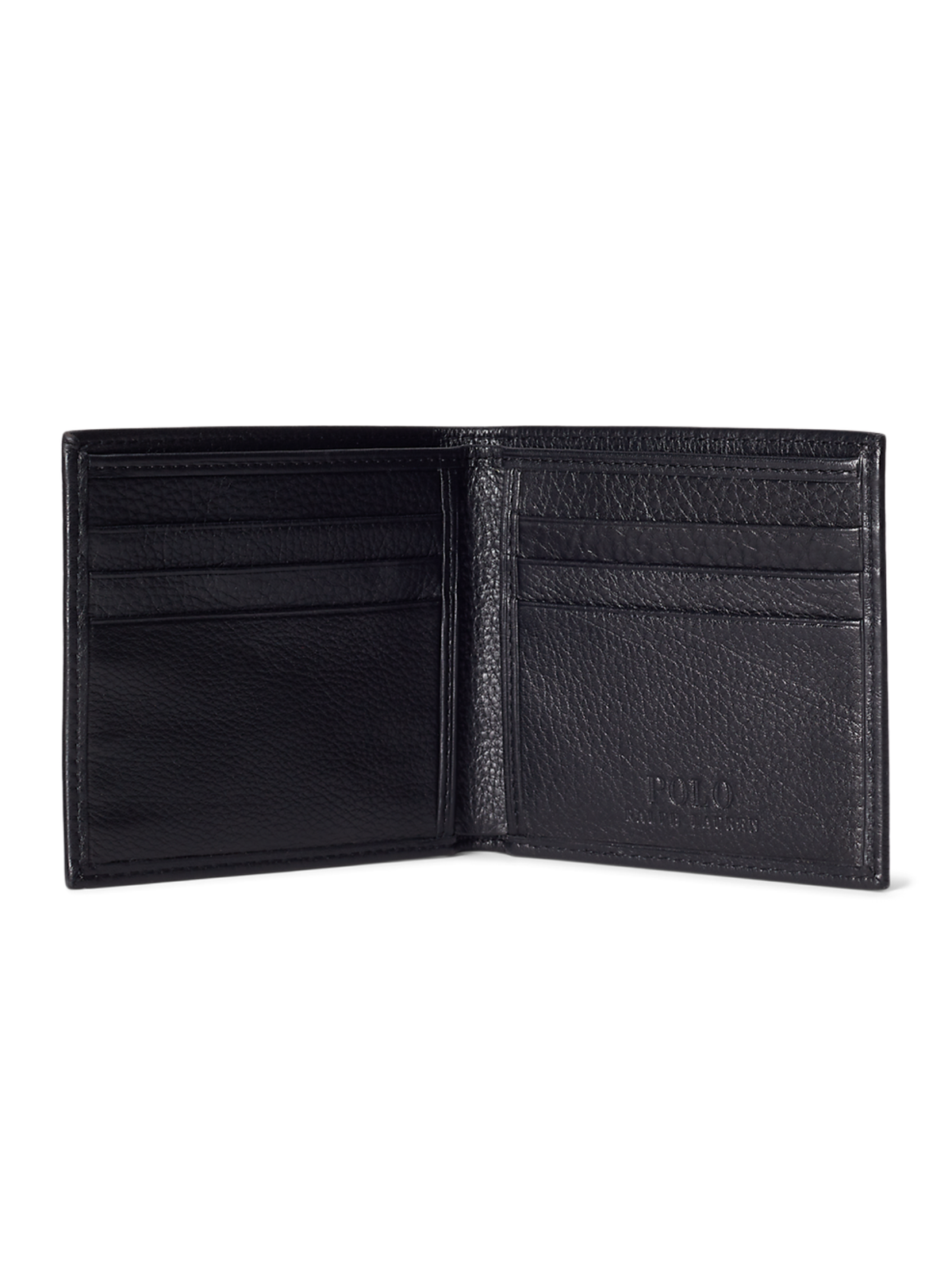 Polo Ralph Lauren Pebbled Leather Billfold Wallet