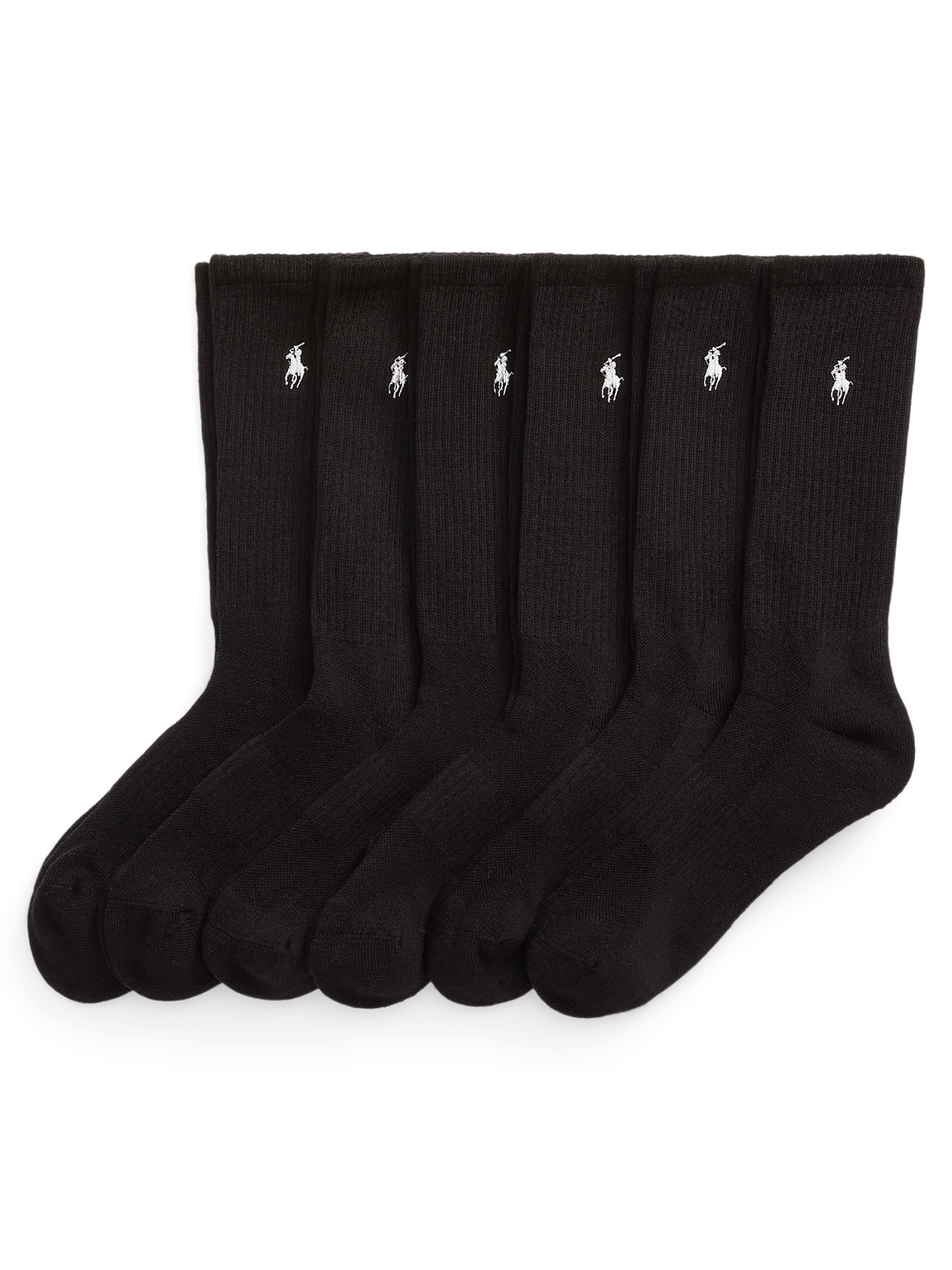 Polo Ralph Lauren Cotton Mix Crew Socks - 6 Pack