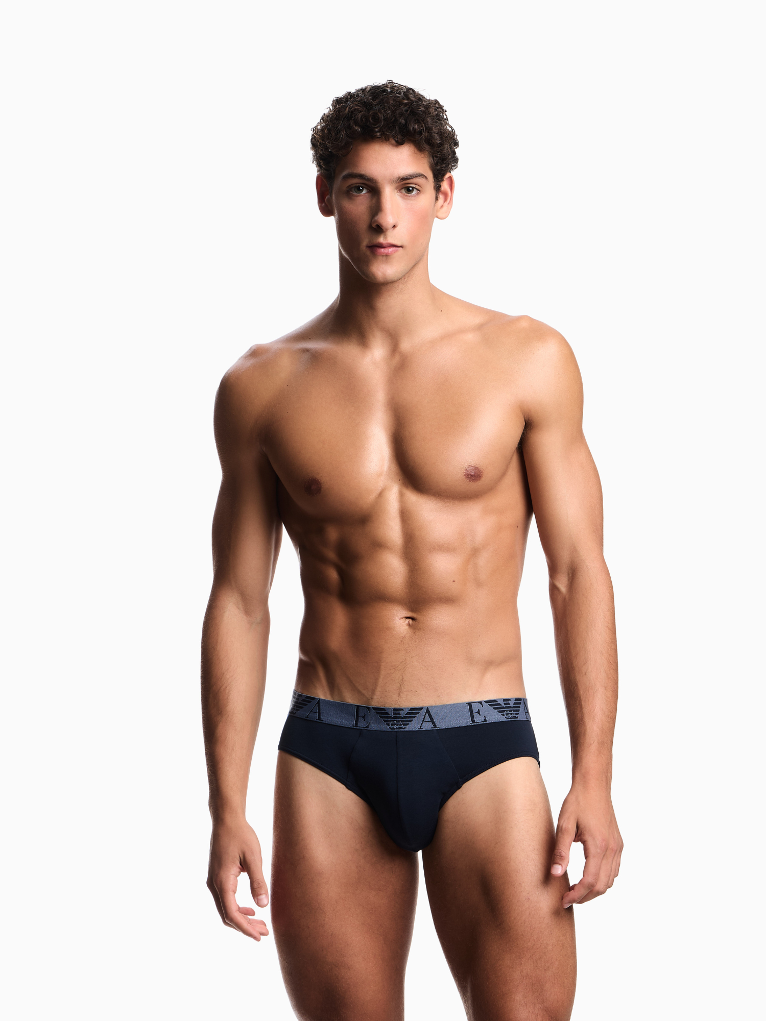 Emporio Armani Bold Monogram 3-Pack Brief
