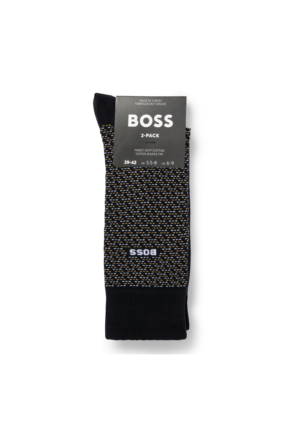Boss 2 Pack RS Minipattern Sock