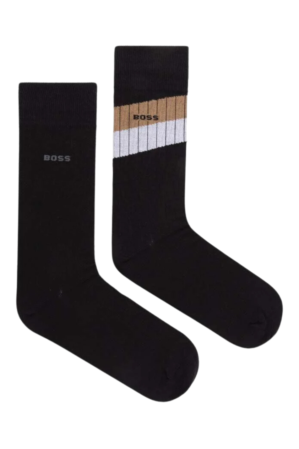 BOSS 2 Pack Men's Rib Socks
