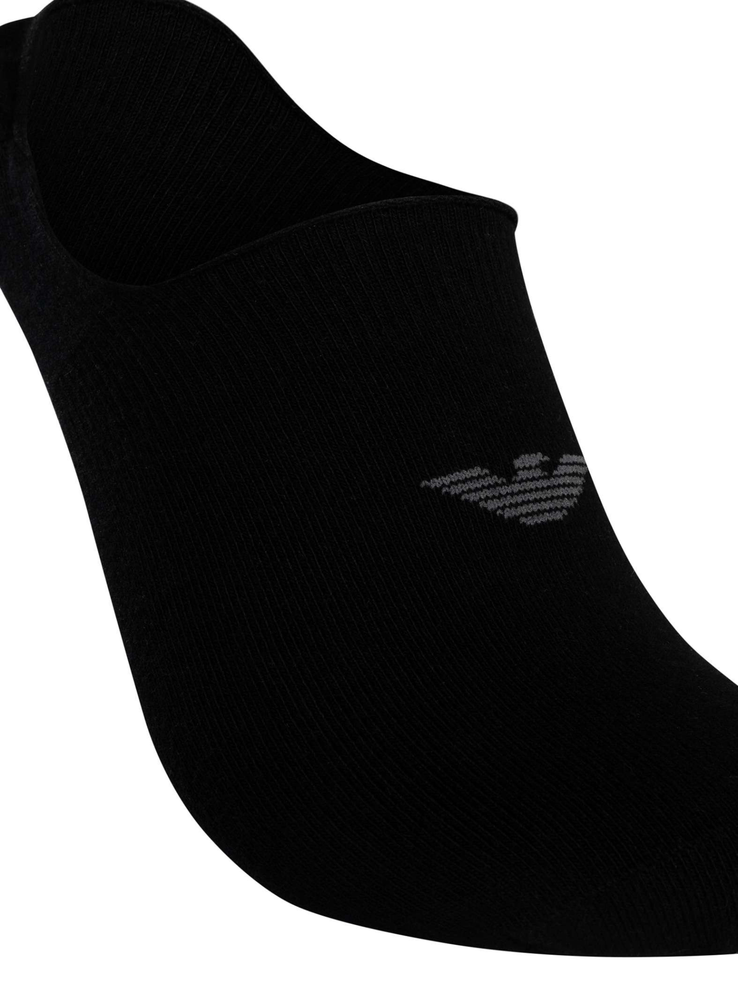Emporio Armani Casual Cotton 3-Pack Footie Socks