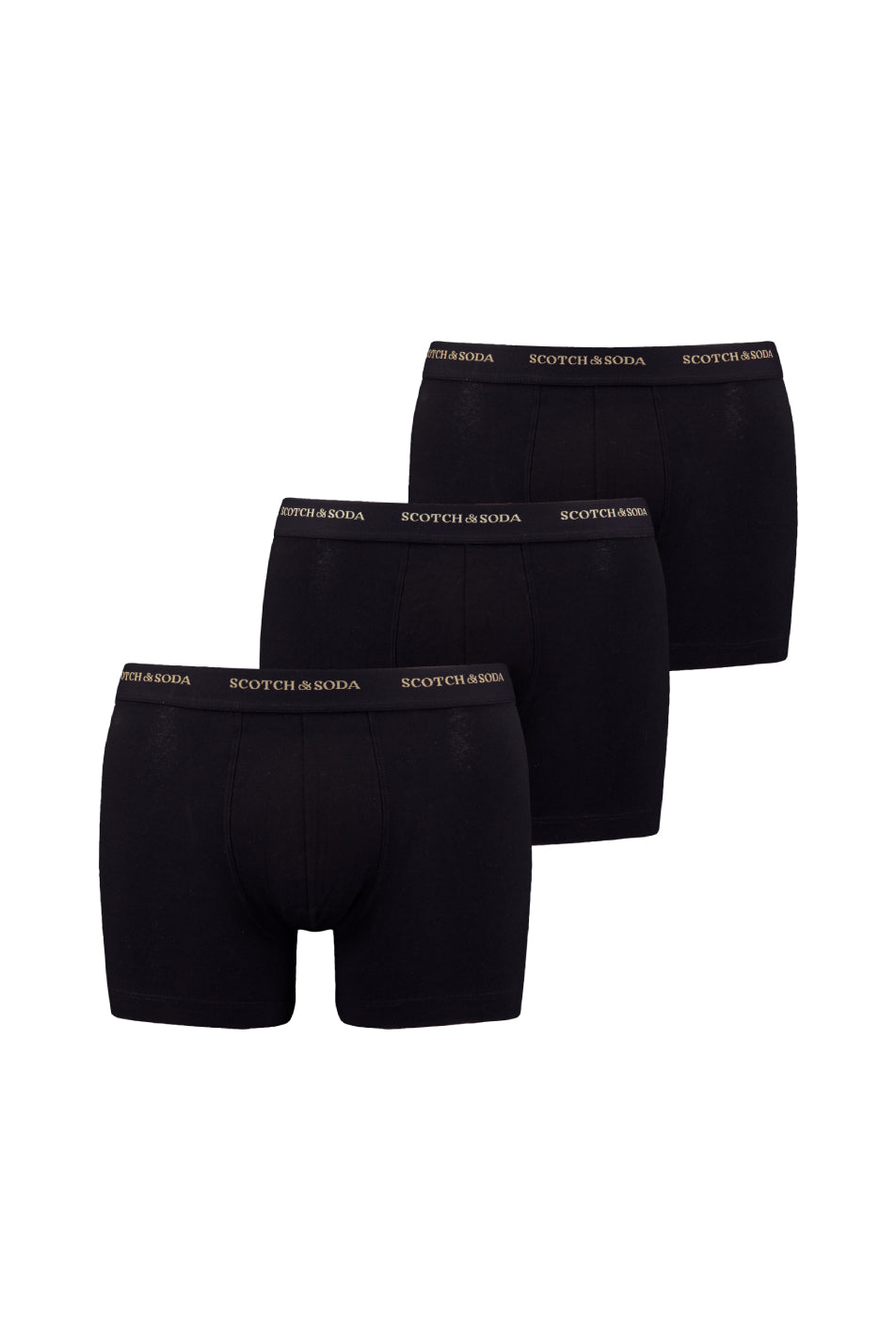 Scotch & Soda 3 Pack Men's Base Logo Boxer Briefs