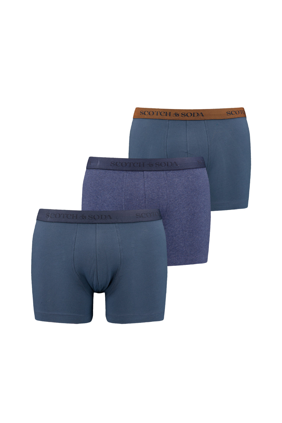 Scotch & Soda 3 Pack Men's Herringbone Boxer Brief