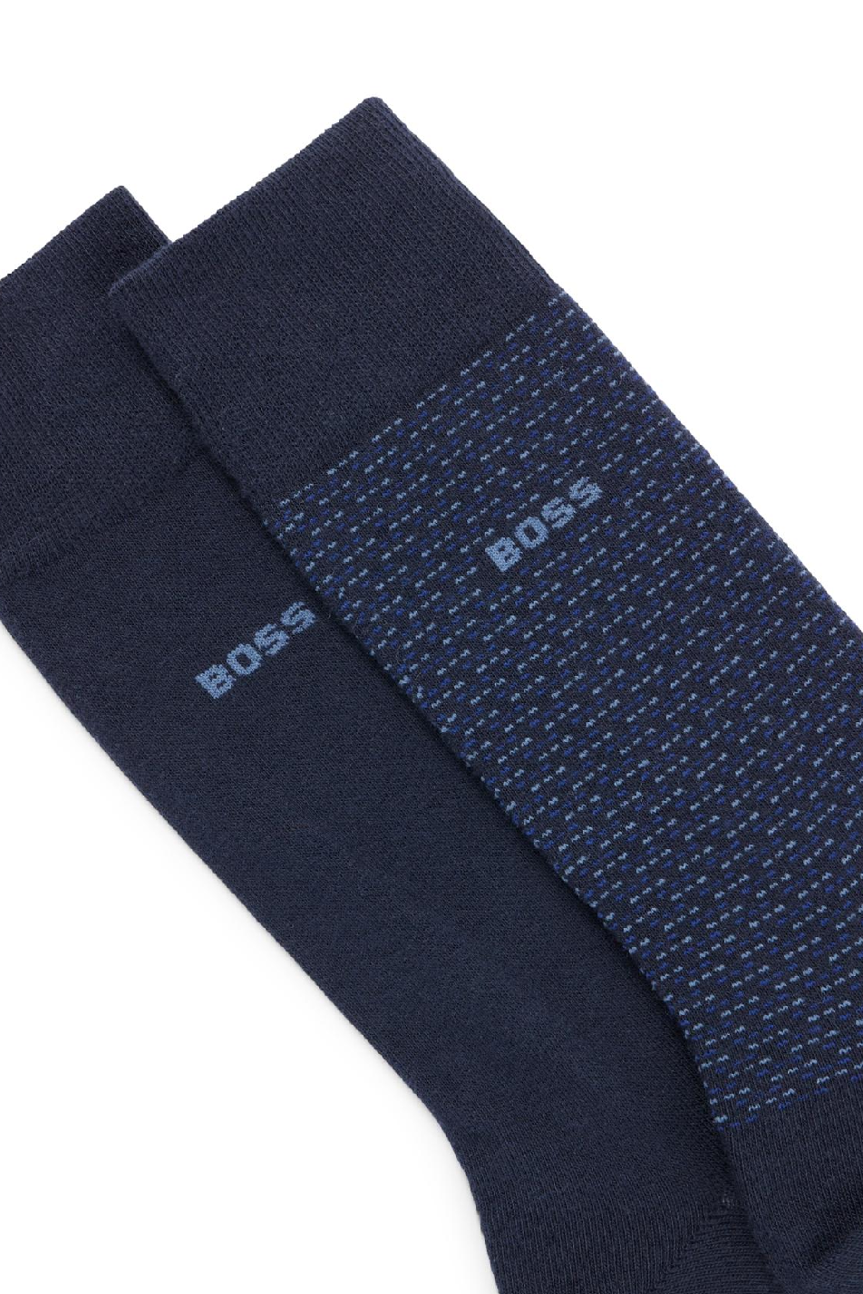 BOSS 2 Pack Men's Minipattern Sock