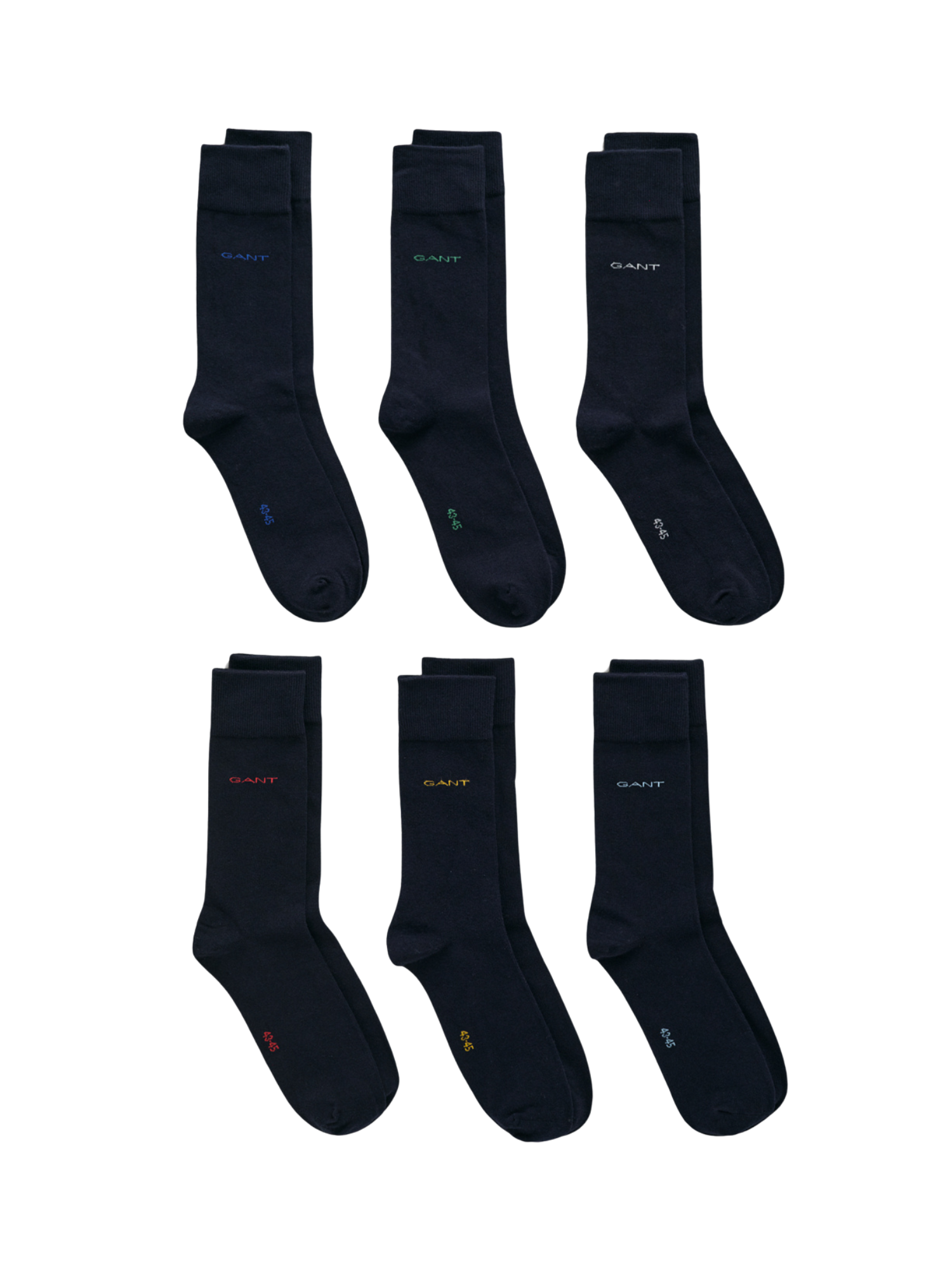 Gant Soft Cotton Socks 6-Pack