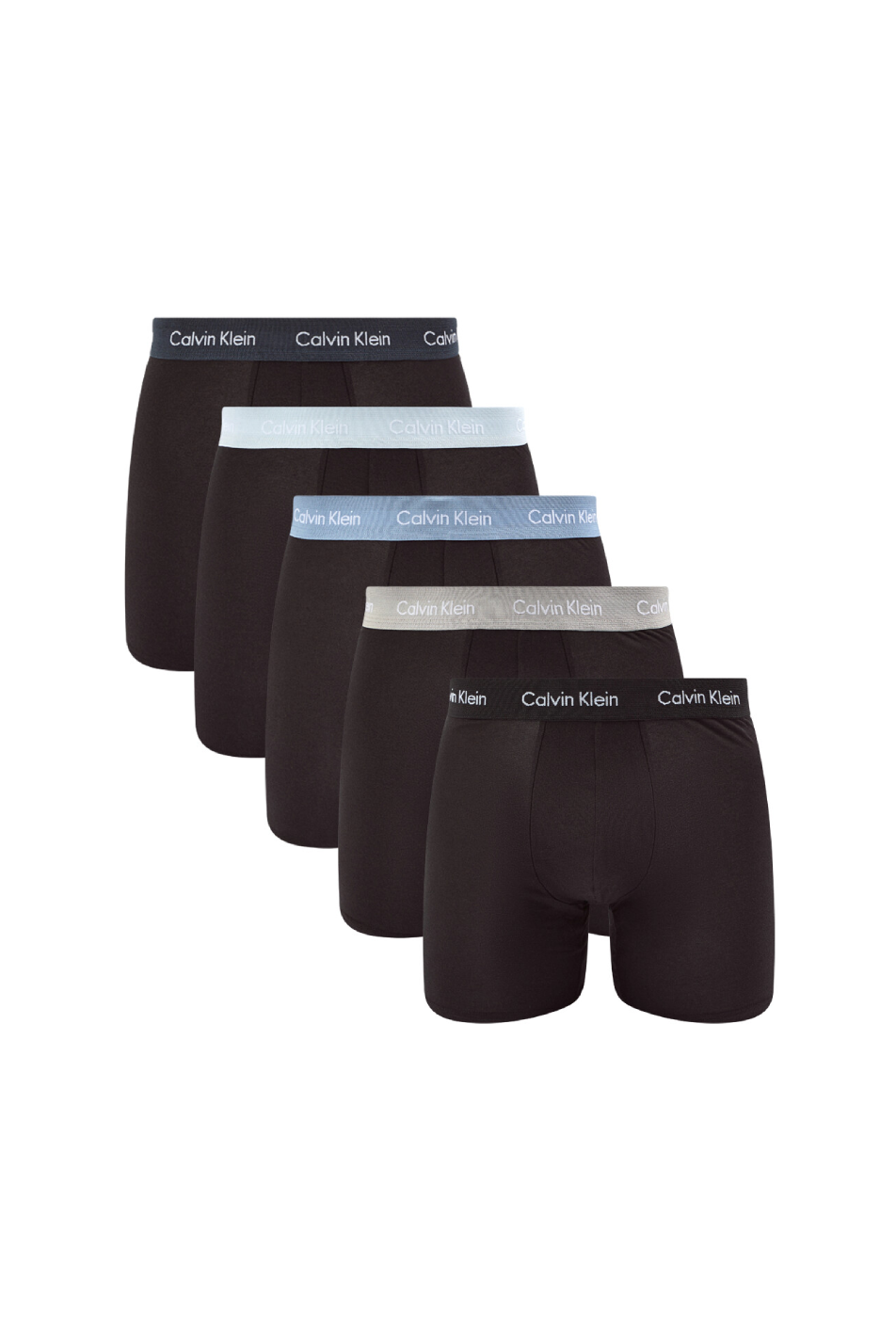 Calvin Klein Men's 5 Pack Cotton Stretch Boxer Brief