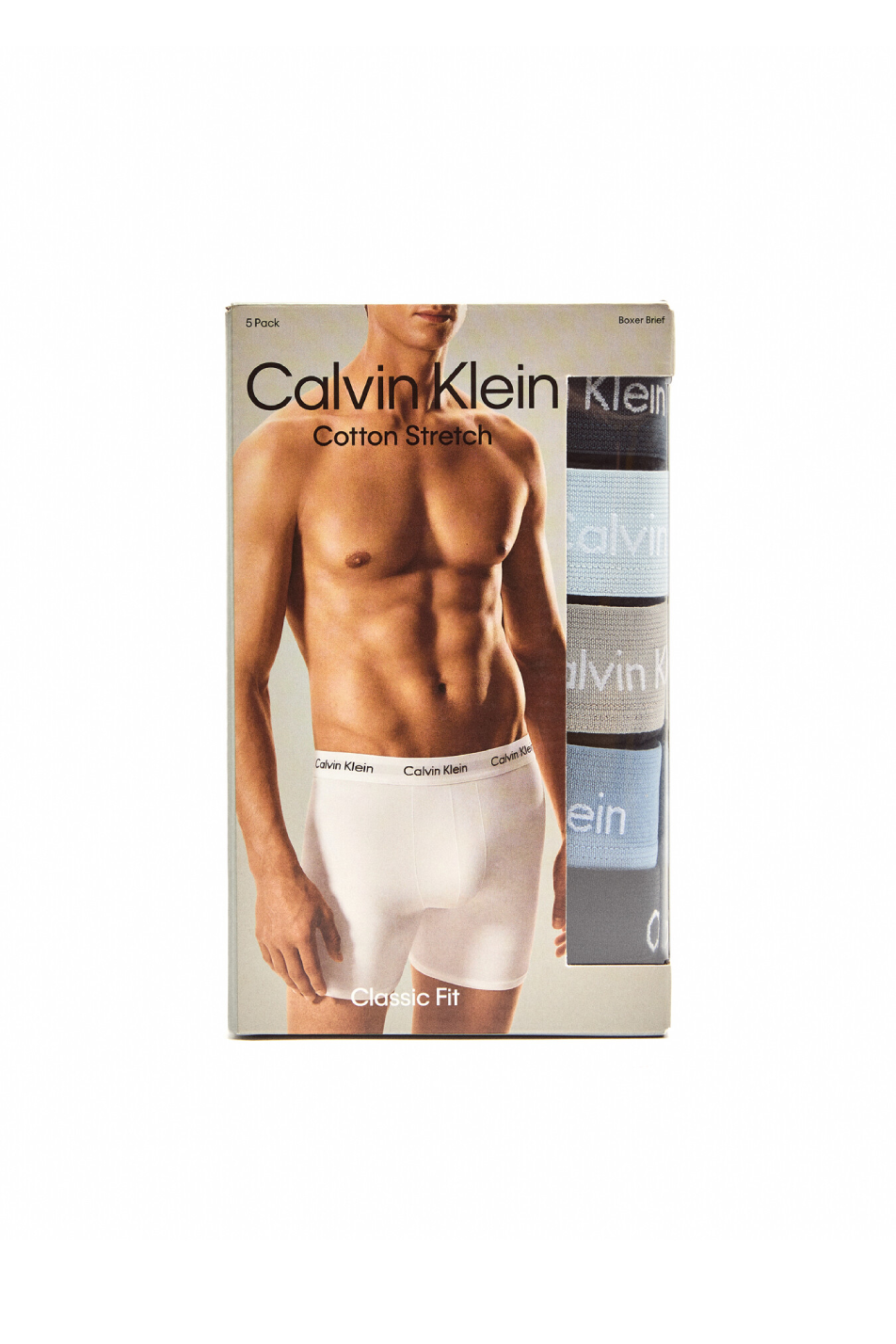 Calvin Klein Men's 5 Pack Cotton Stretch Boxer Brief