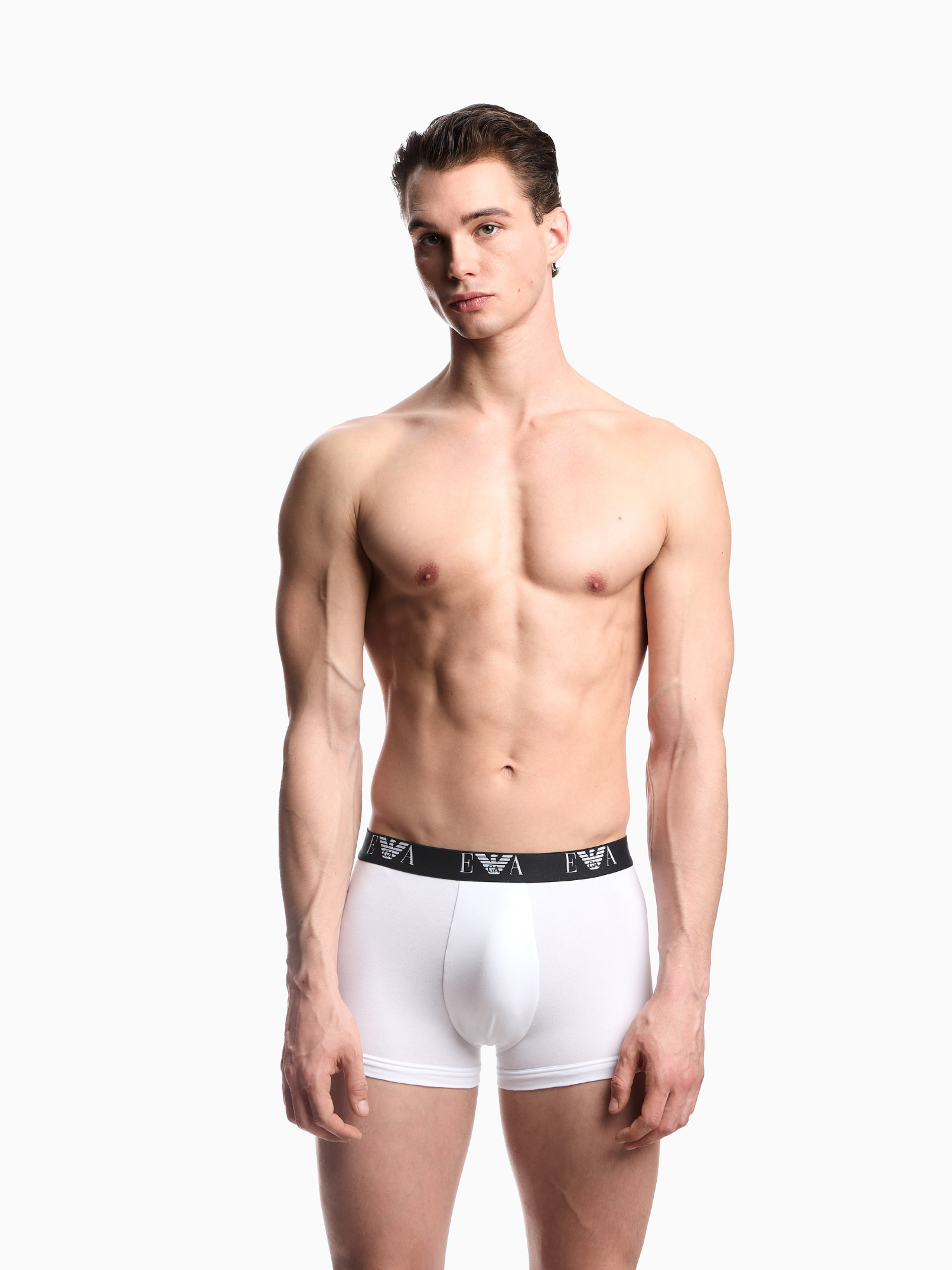 Emporio Armani Stretch Cotton Jersey 3-Pack Trunk