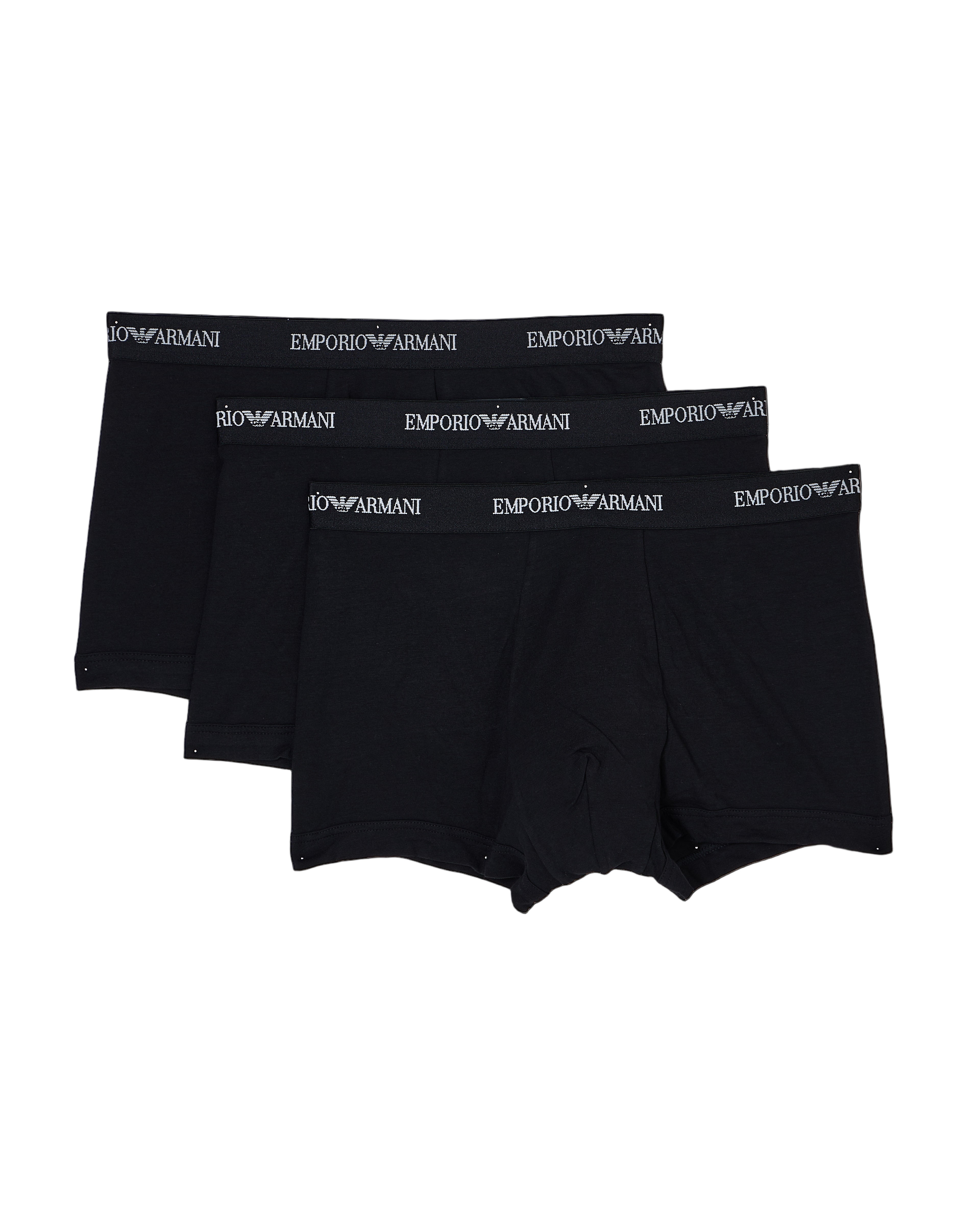 Emporio Armani Stretch Cotton Jersey 3-Pack Trunk – Pants & Socks