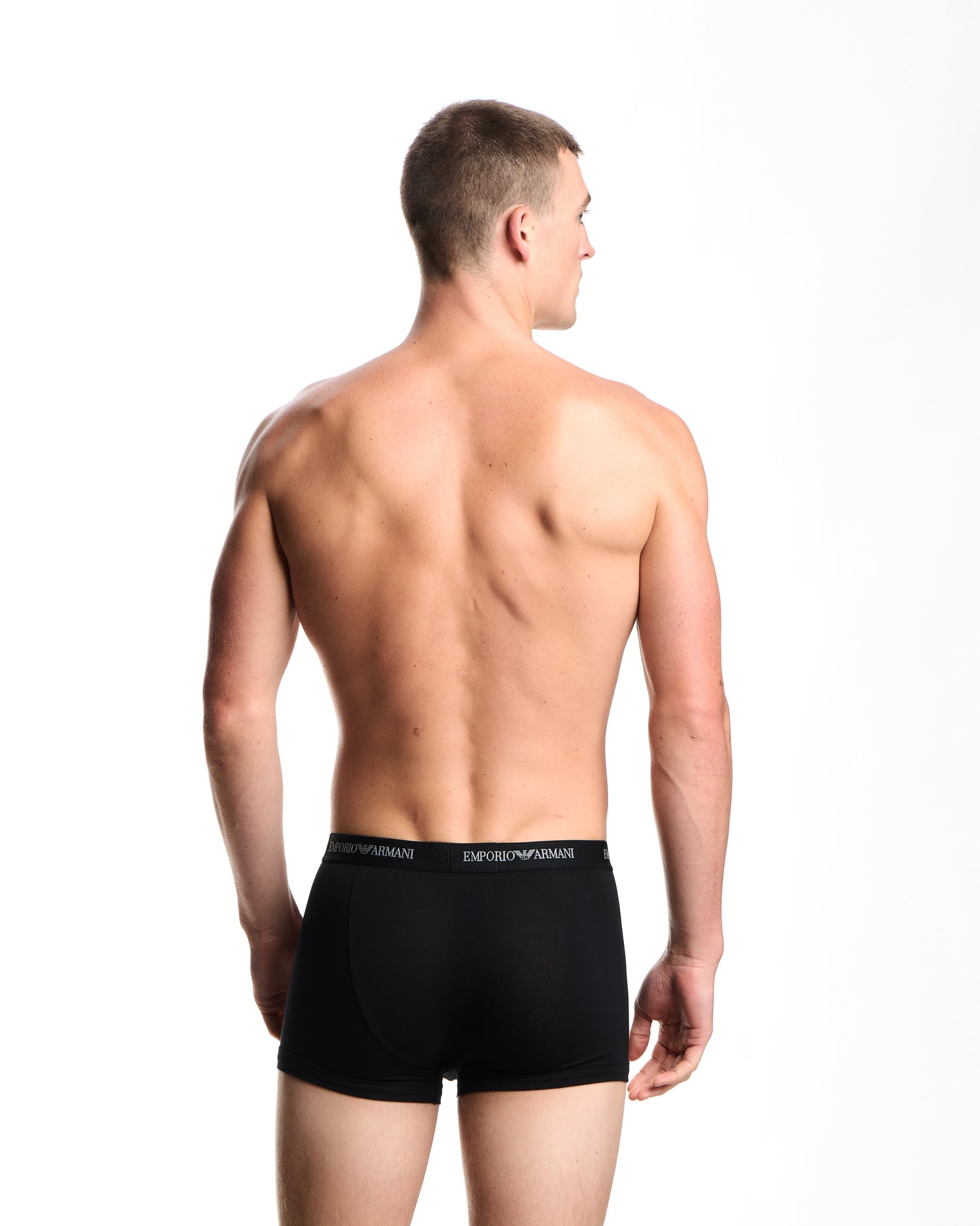 Emporio Armani Stretch Cotton Jersey 3-Pack Trunk