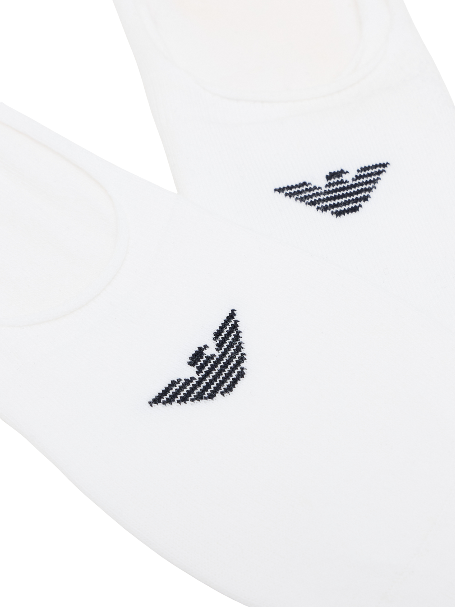 Emporio Armani Casual Cotton 3-Pack Footie Socks