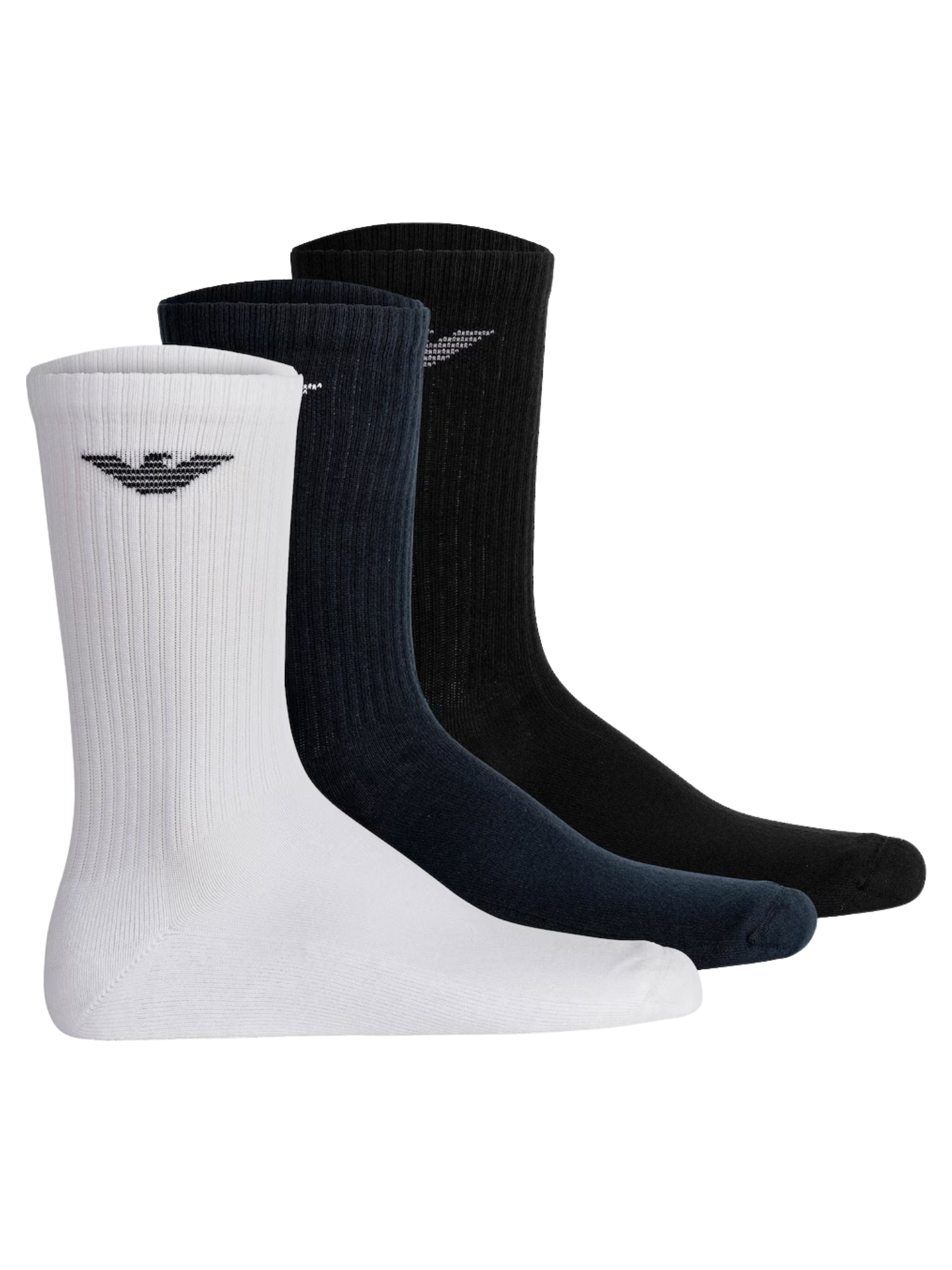Emporio Armani Sporty Sponge 3-Pack Short Socks
