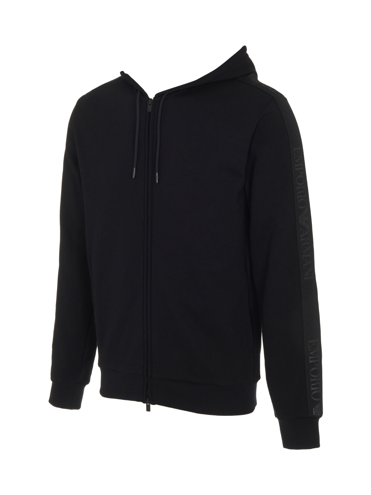 Emporio Armani Basic Terry Hooded Full Zip Sweatshirt