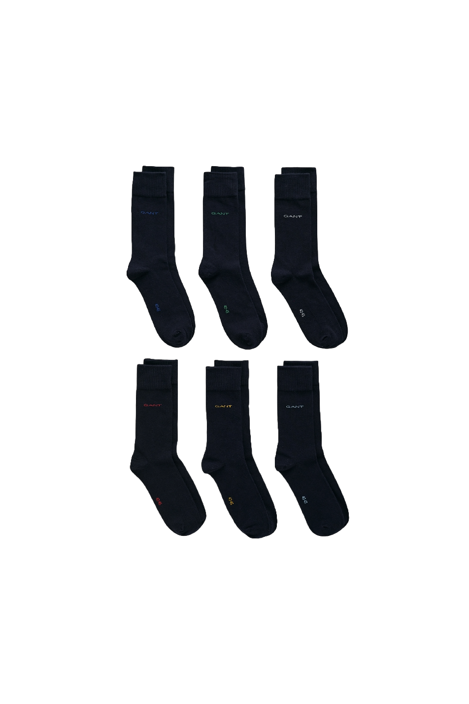 Gant 6 Pack Men's Soft Cotton Socks