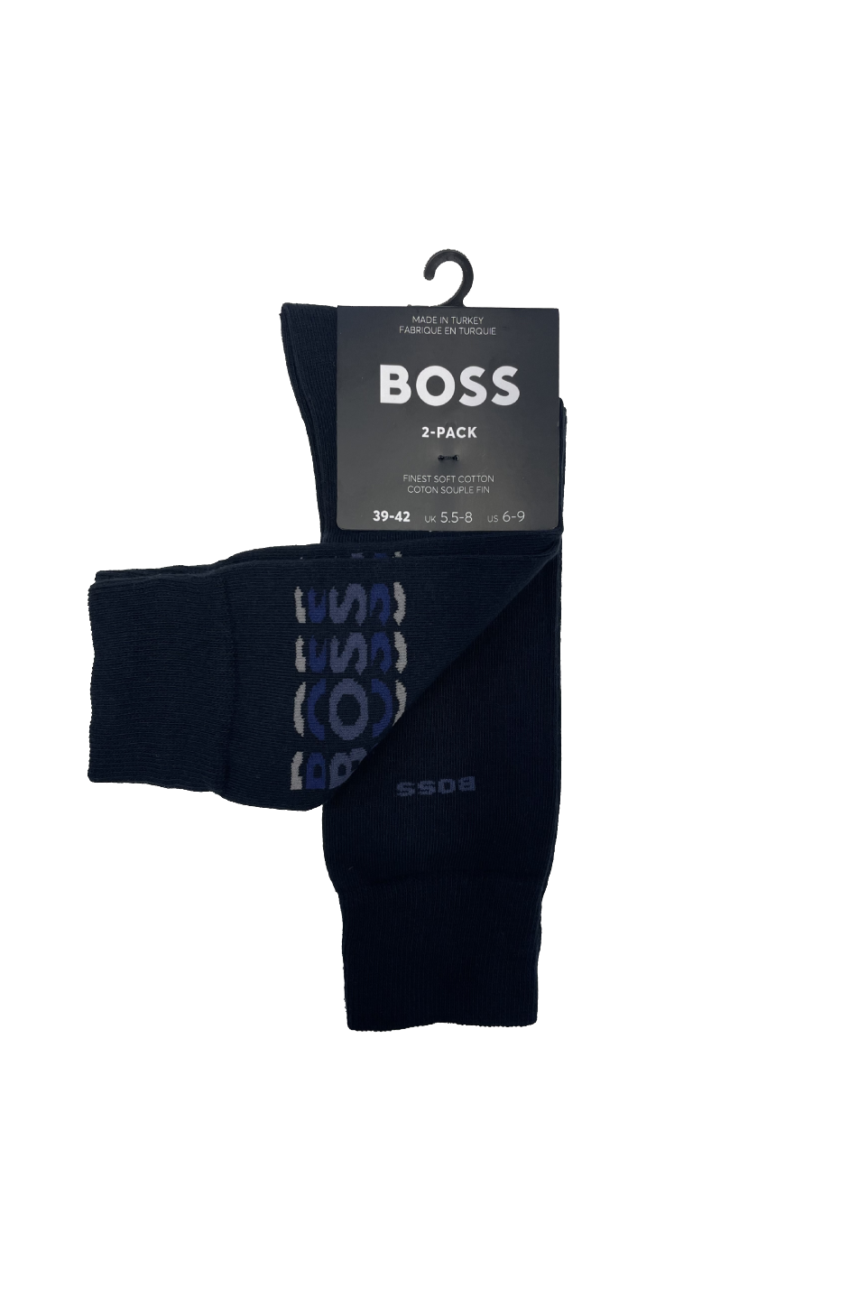 BOSS 2 Pack Men's Logo Socks