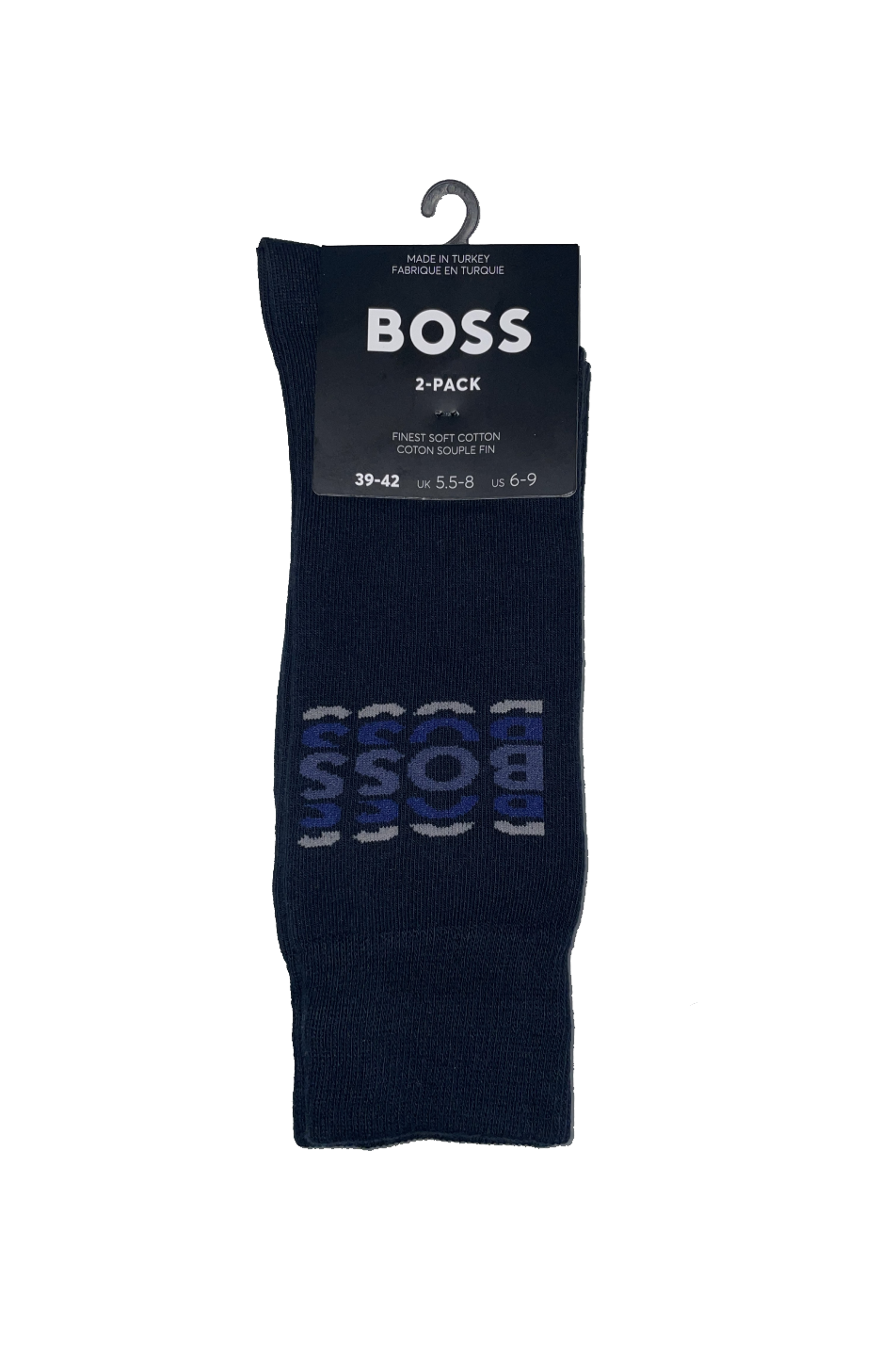 BOSS 2 Pack Men's Logo Socks