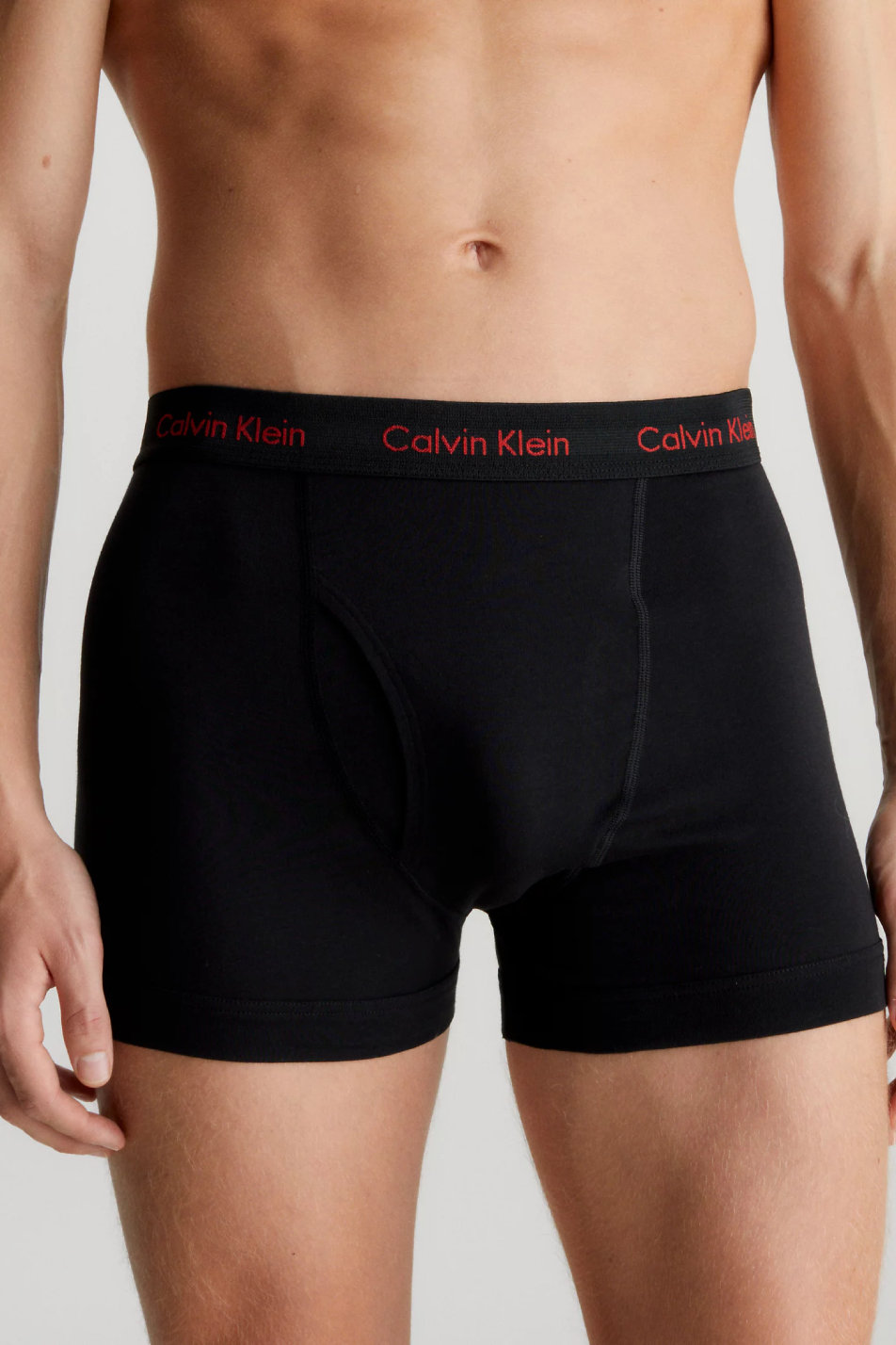 Calvin Klein Men's 3 Pack Cotton Stretch Trunk