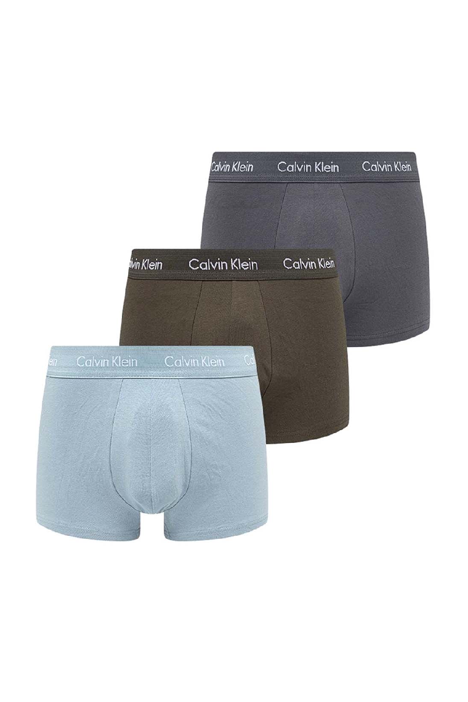 Calvin Klein 3 Pack Men's Cotton Stretch Low Rise Trunk