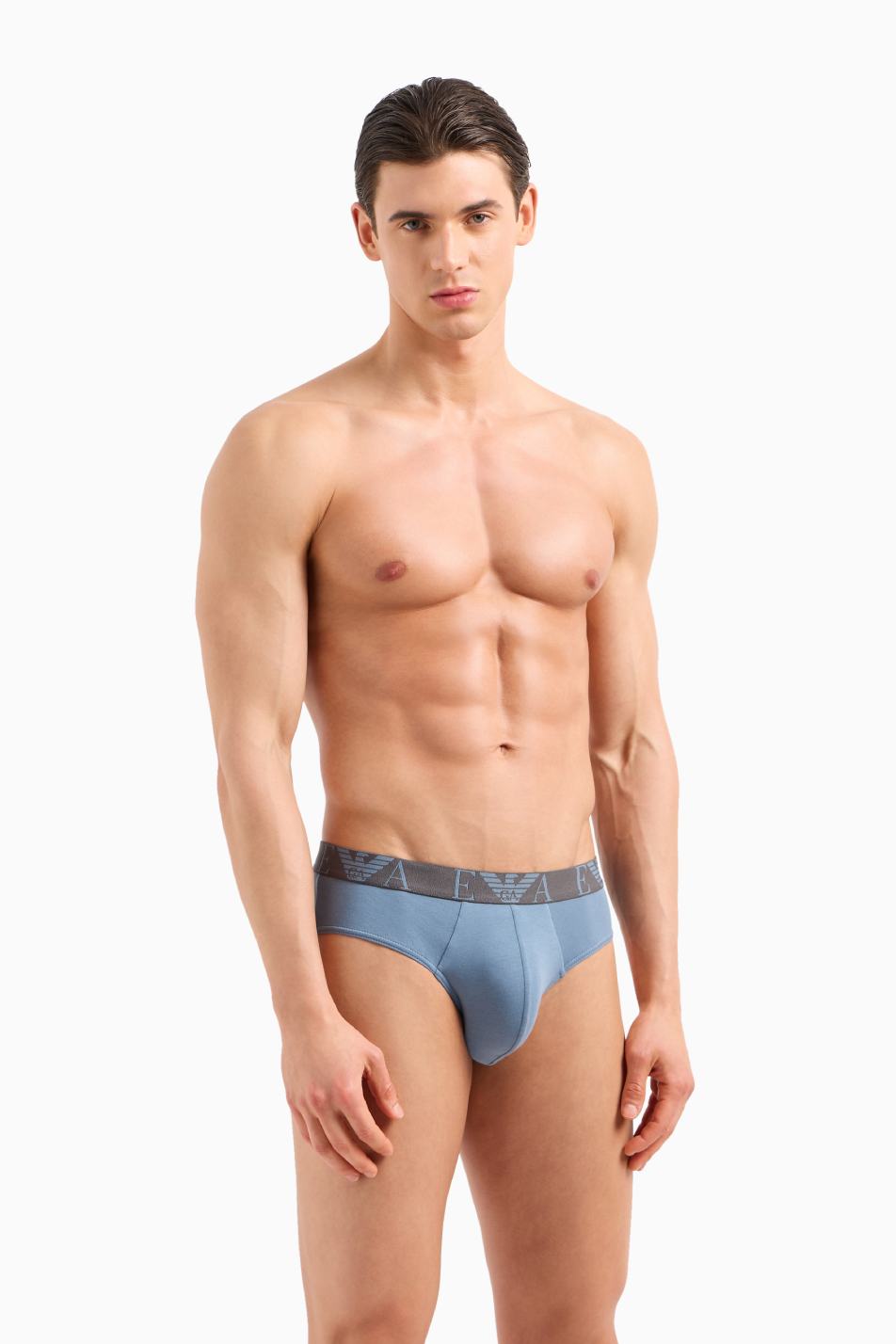 Emporio Armani 3 Pack Men's Cotton Stretch Brief