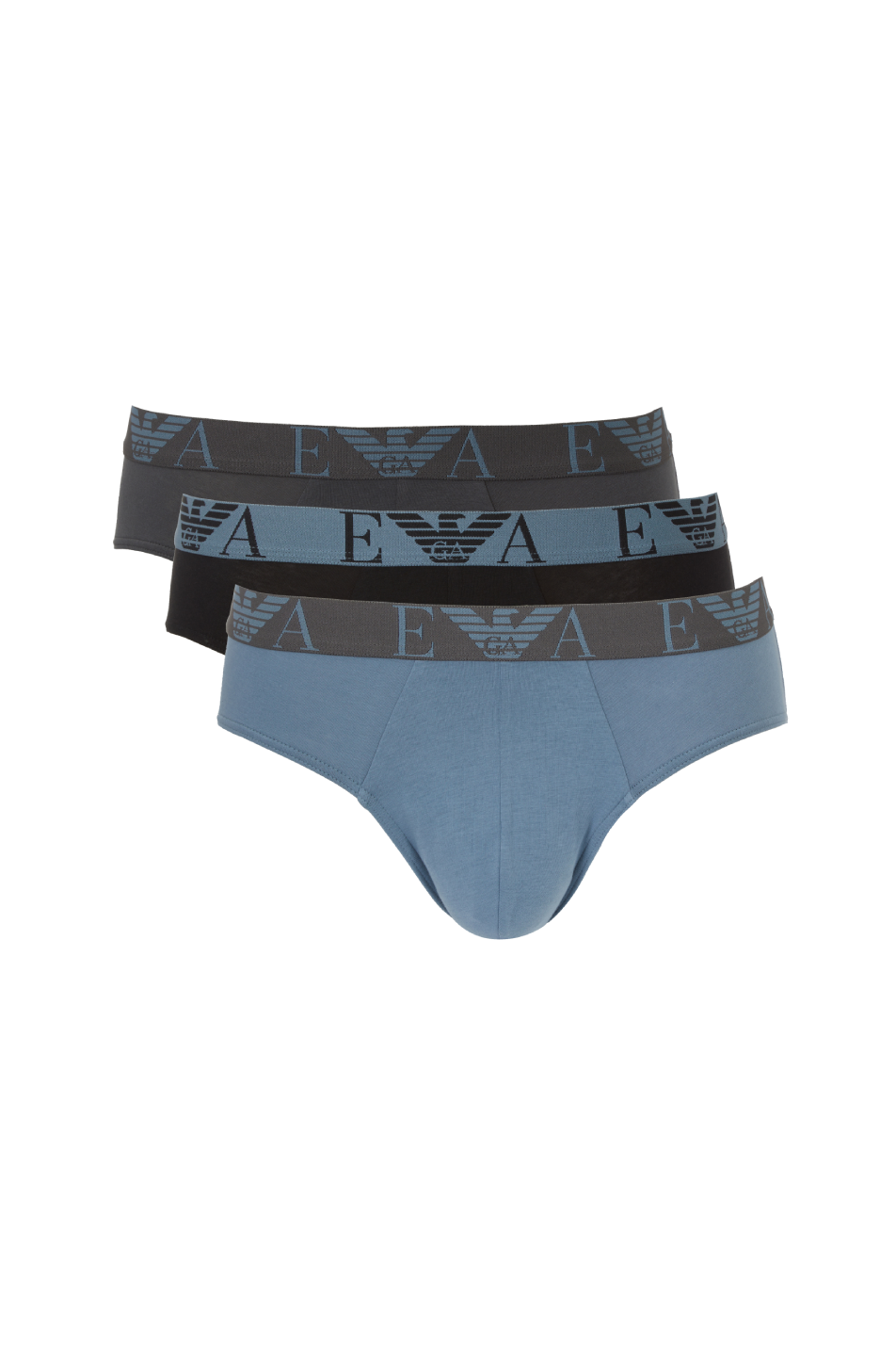 Emporio Armani 3 Pack Men's Cotton Stretch Brief