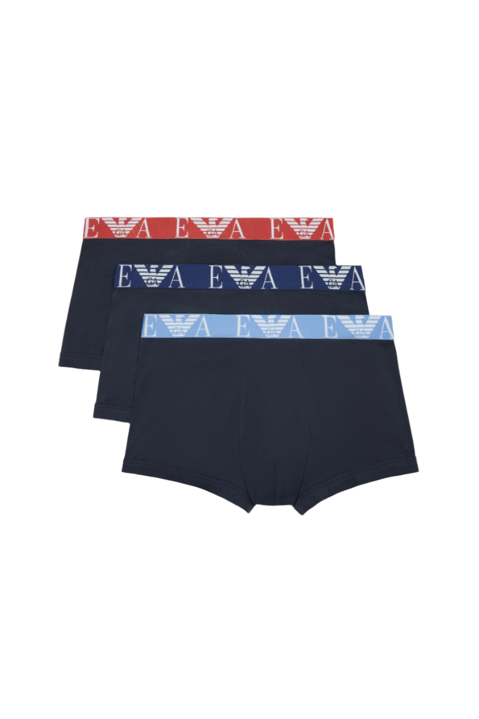 Emporio Armani 3 Pack Men's Cotton Stretch Trunk