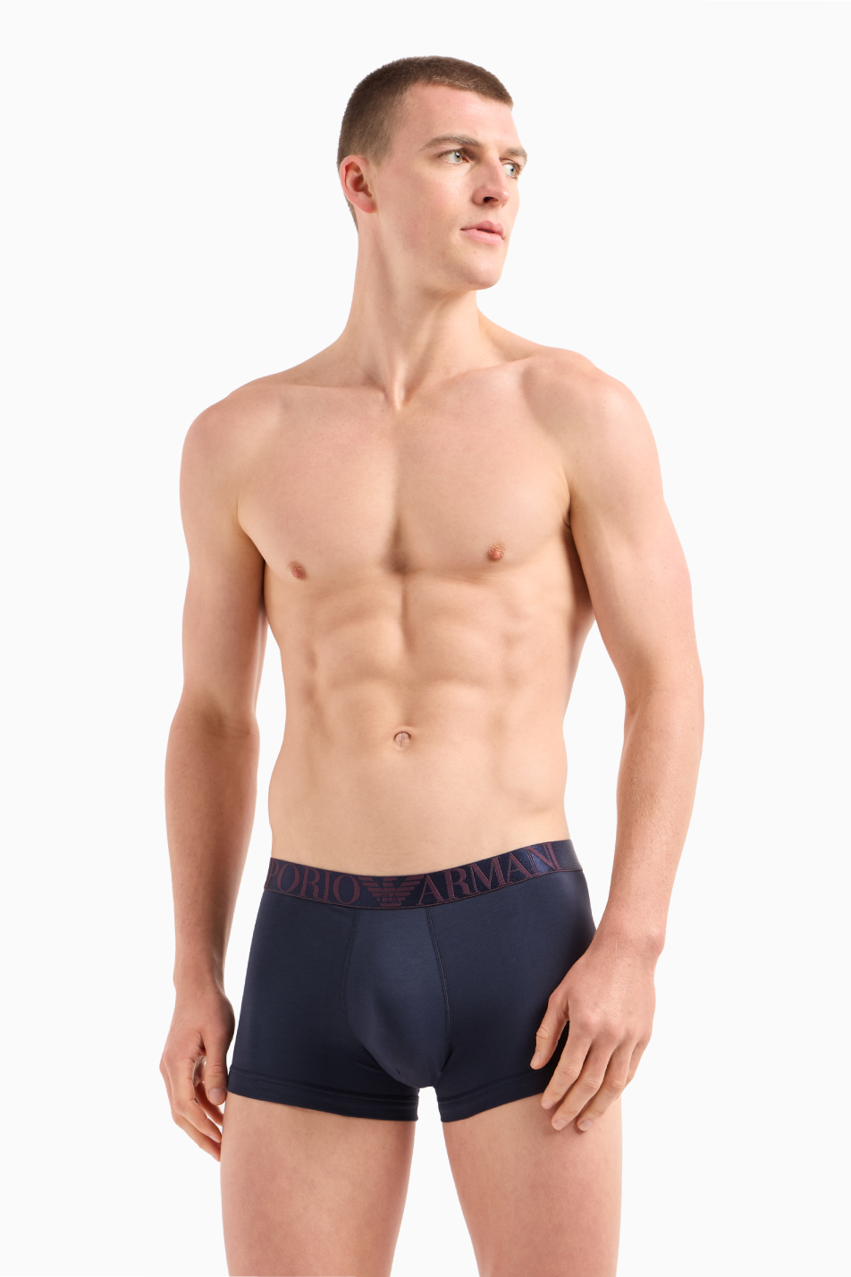 Emporio Armani 3 Pack Men's Cotton Stretch Trunk