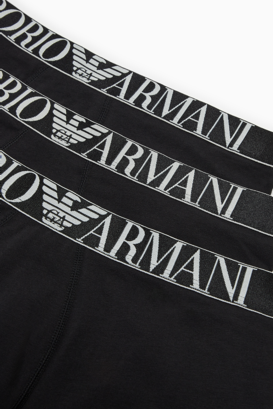 Emporio Armani 3 Pack Men's Cotton Stretch Trunk