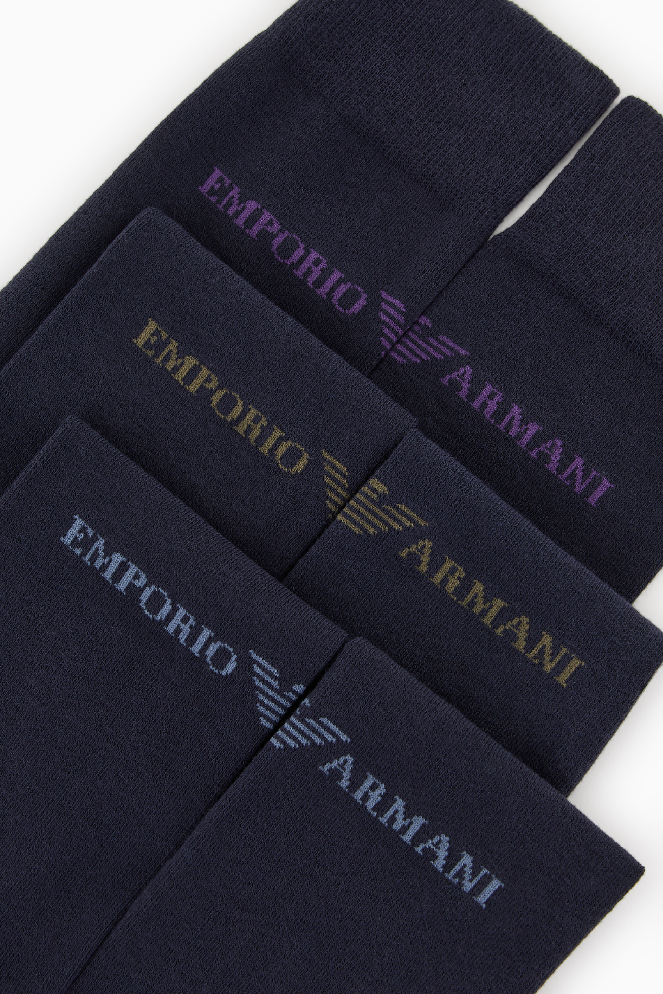 Emporio Armani 3 Pack Men's Short Sock