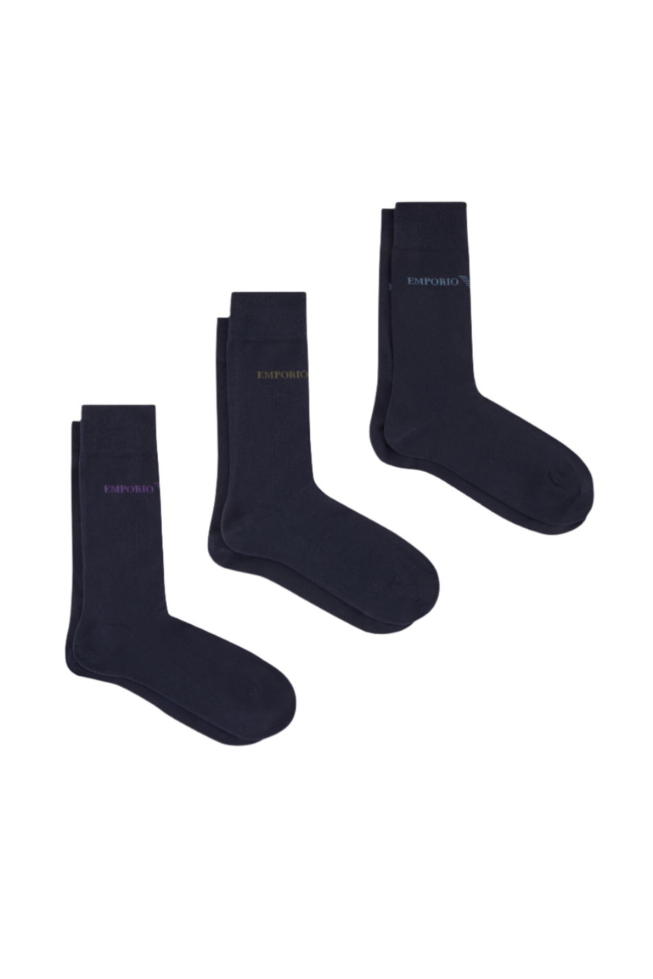 Emporio Armani 3 Pack Men's Short Sock