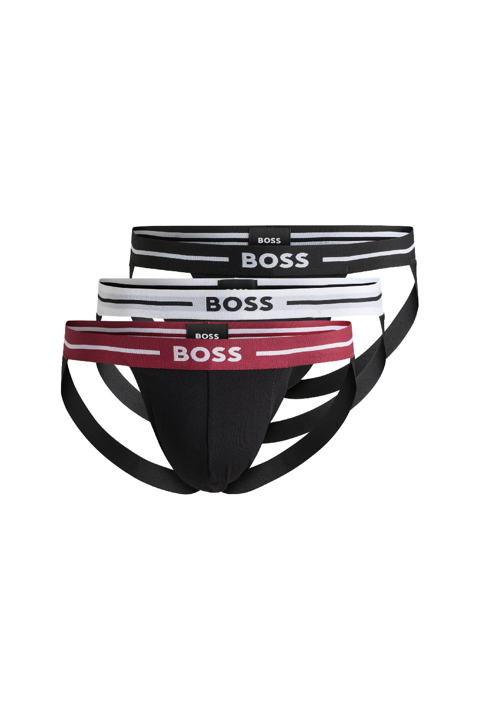 Boss 3 Pack Men's Bold Jockstrap