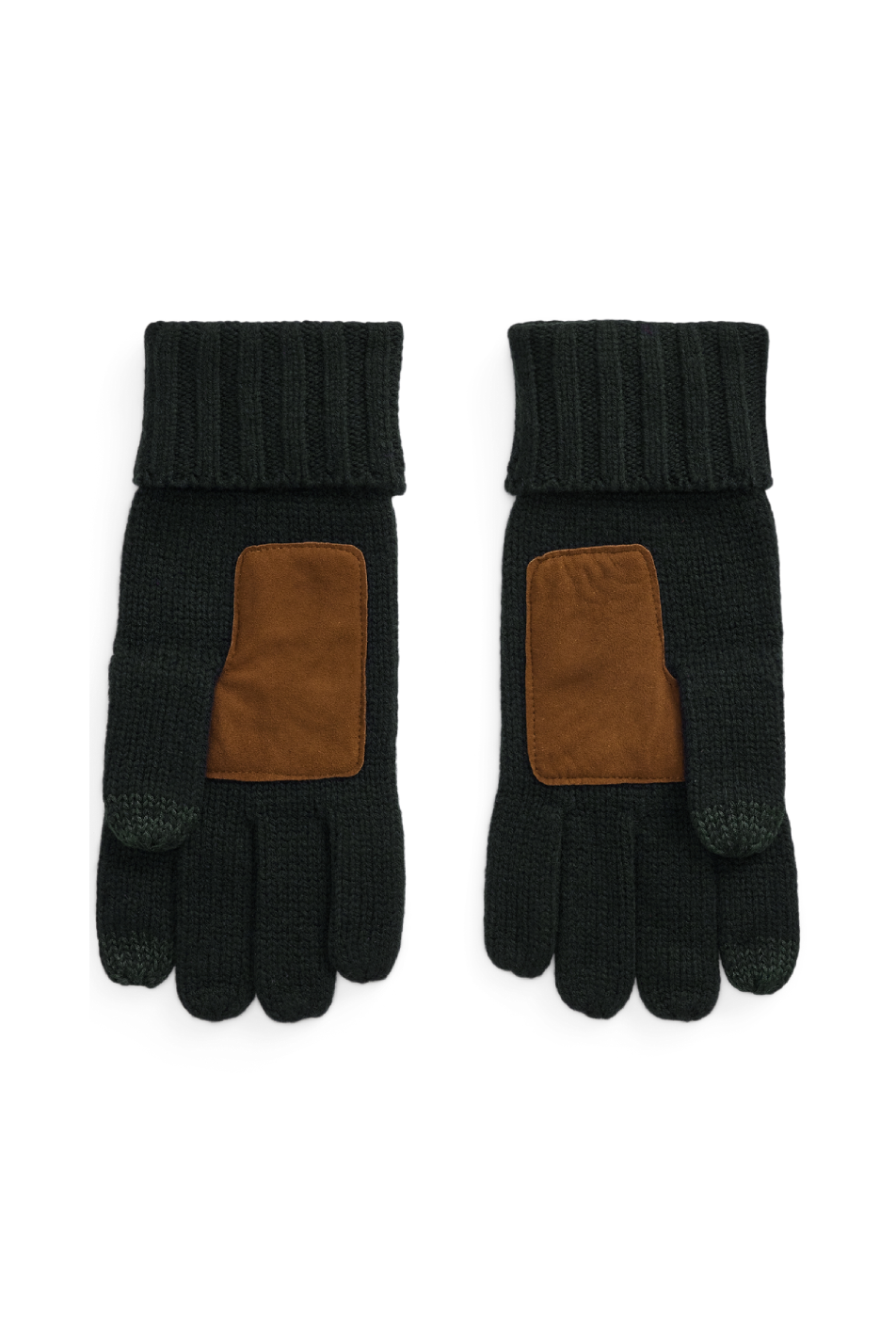 Polo Ralph Lauren Black Merino Wool Touch Screen Gloves