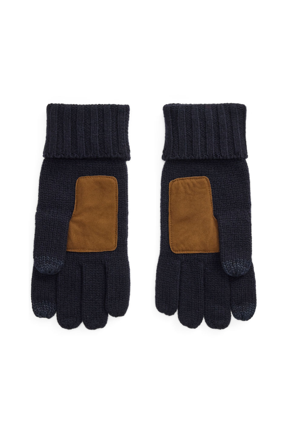 Polo Ralph Lauren Navy Merino Wool Touch Screen Gloves