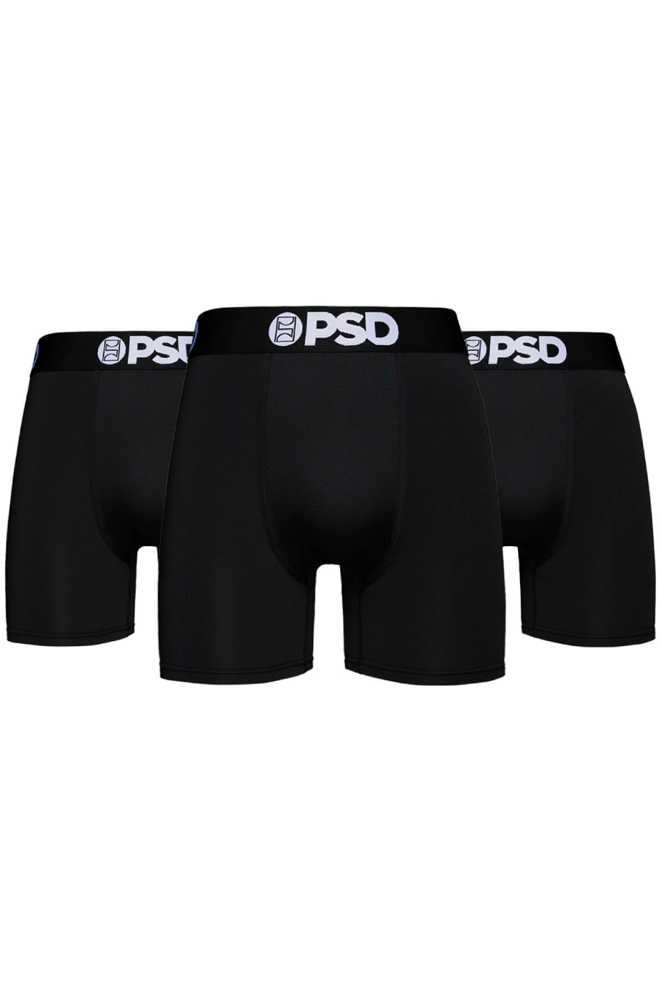 PSD Men's Black Solid 3 Pack 5