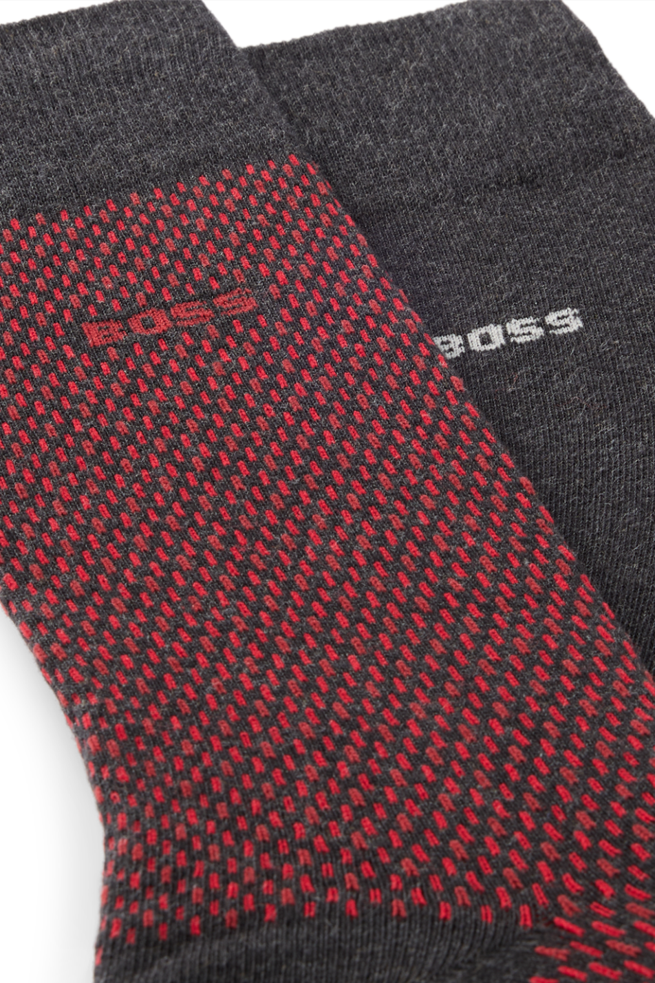 Boss 2 Pack Minipattern Sock