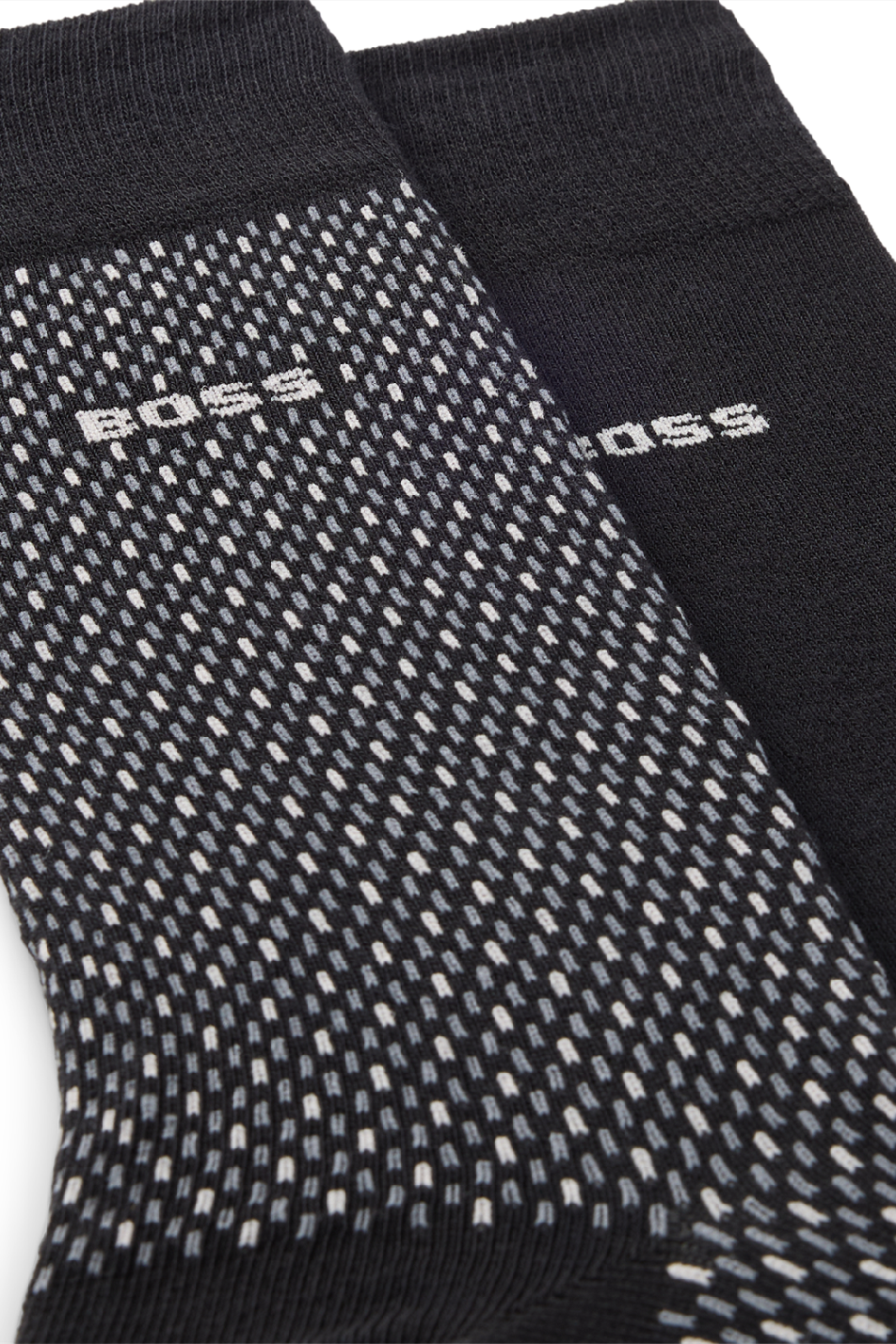 Boss 2 Pack Minipattern Sock