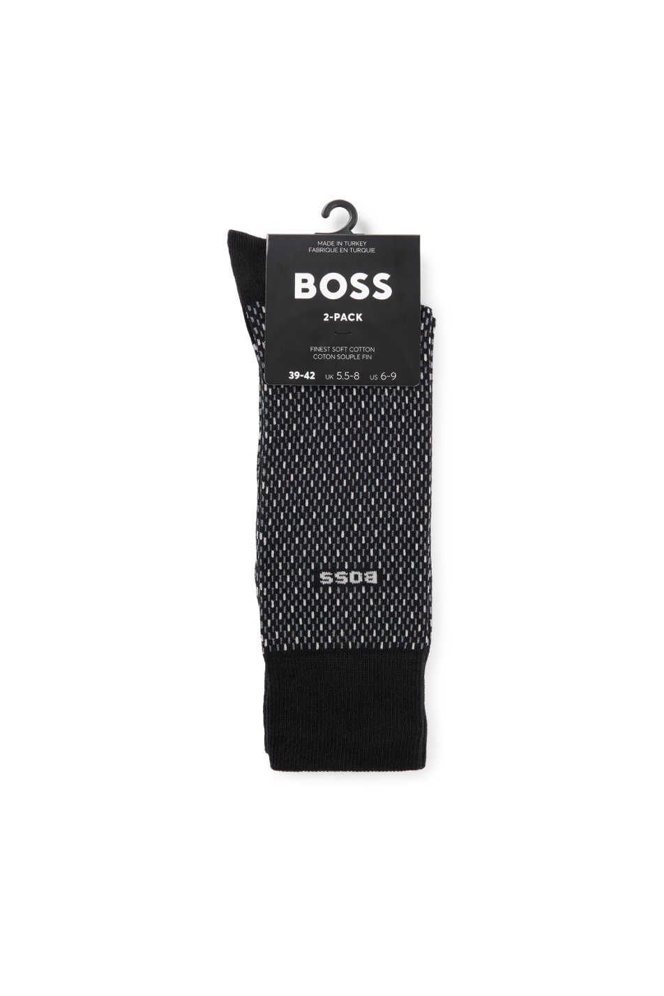 Boss 2 Pack Minipattern Sock