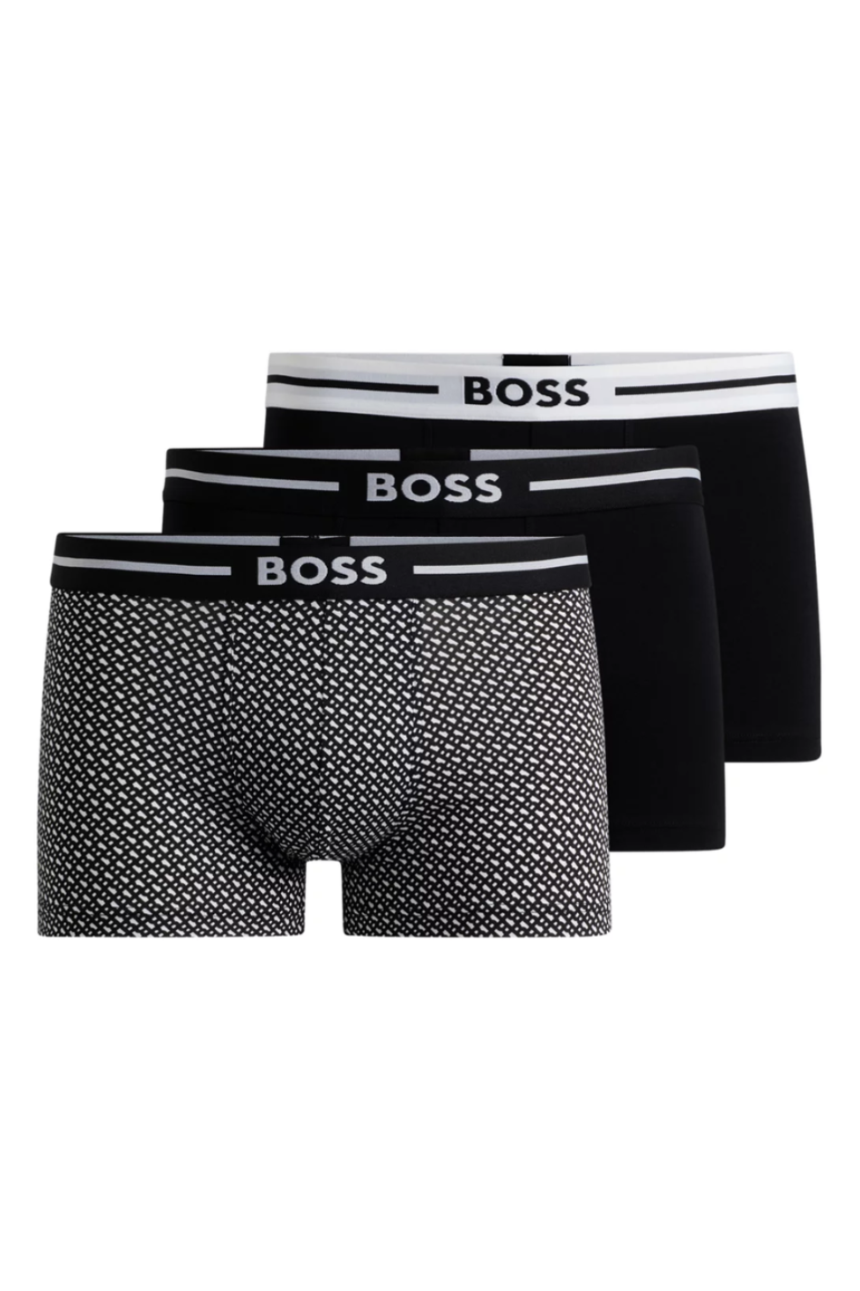 Boss 3 Pack Men's Bold Trunk