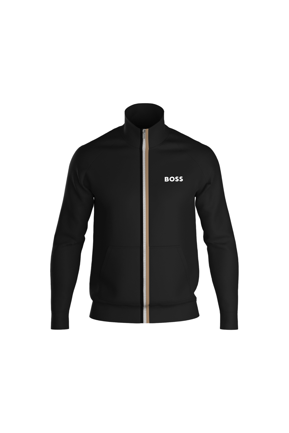 BOSS Men's Tracksuit Top Black